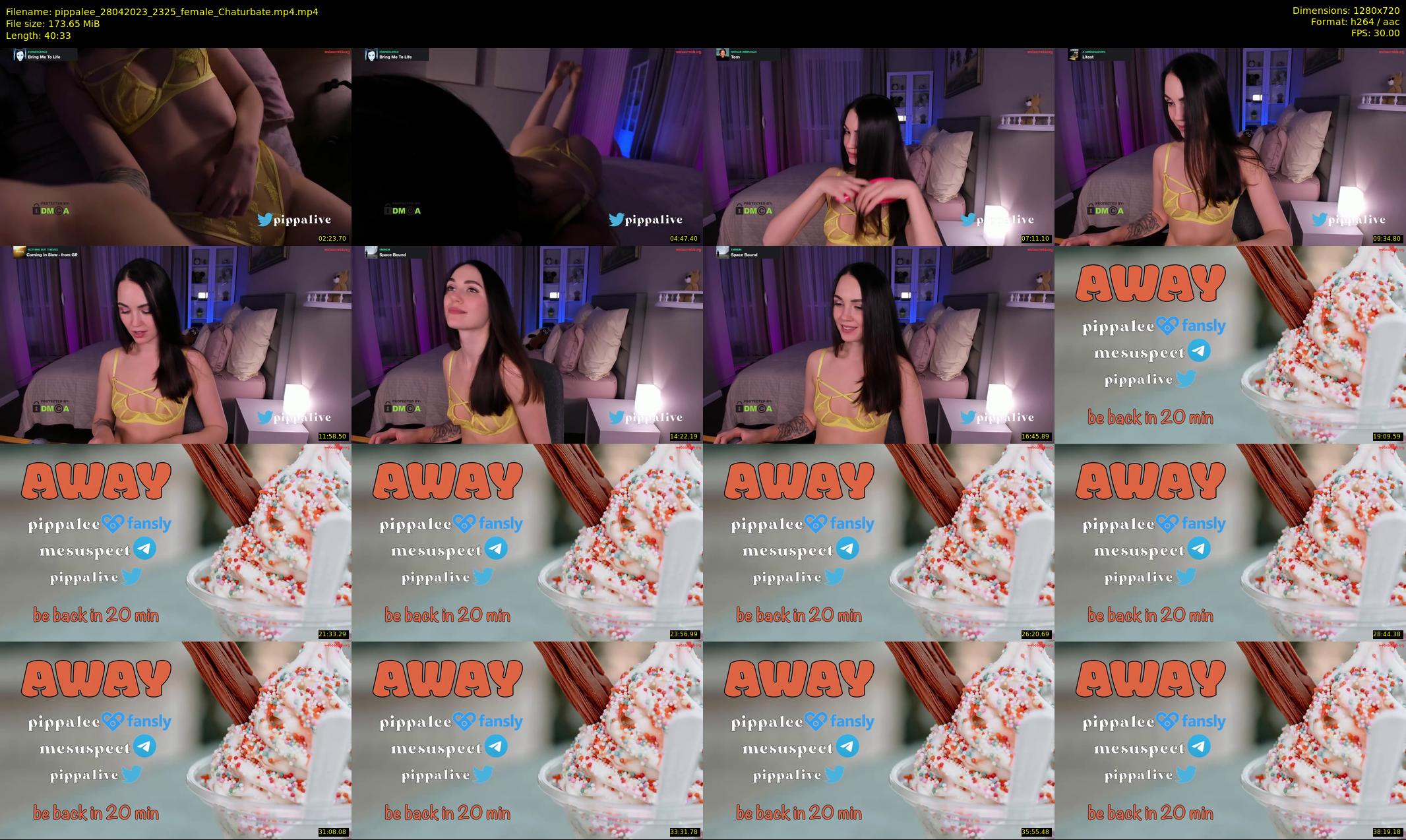 pippalee — 41 minute Chaturbate female cam show recording, 720p, Apr 28, 2023