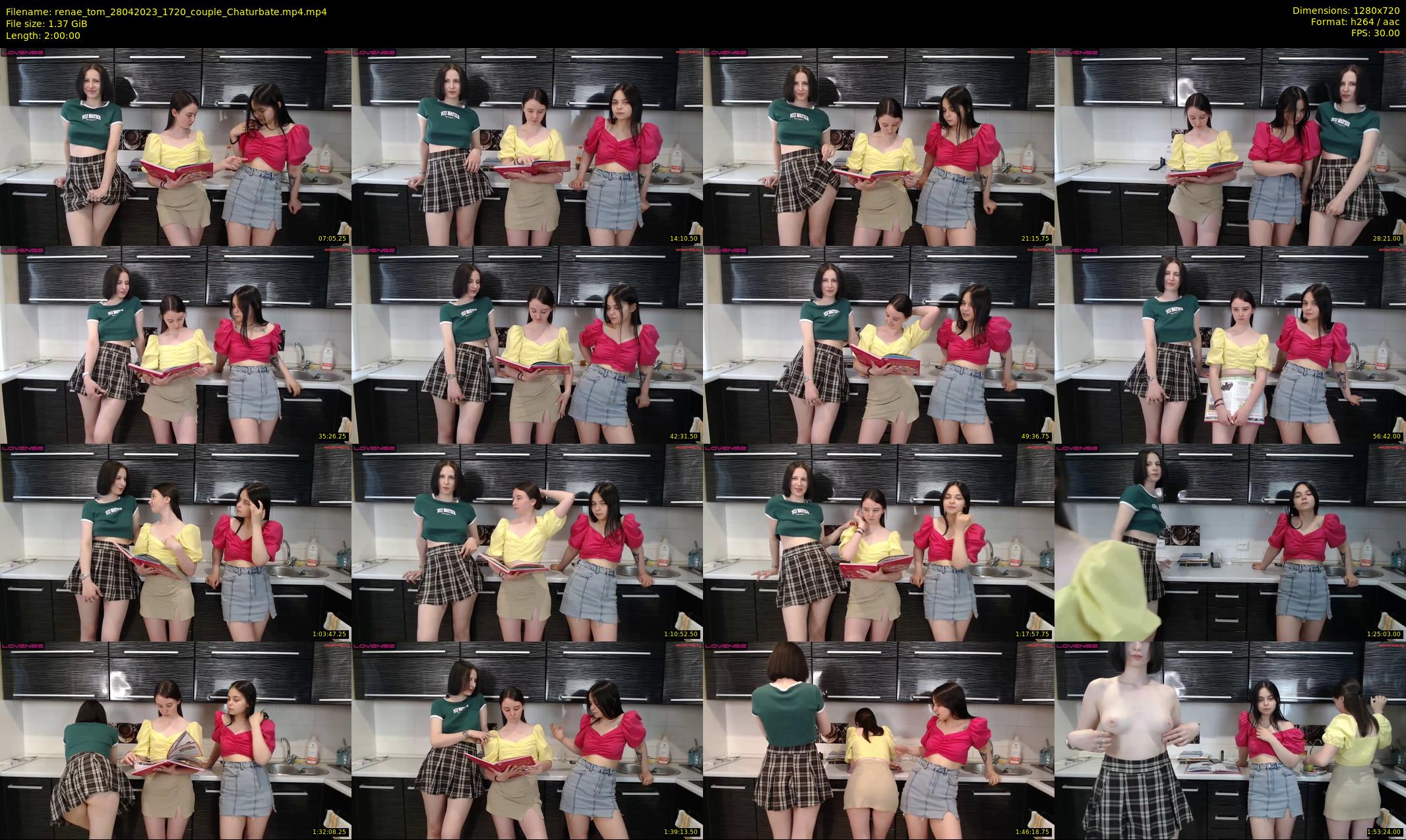 renae_tom — 120 minute Chaturbate couple cam show recording, 720p, Apr 28, 2023