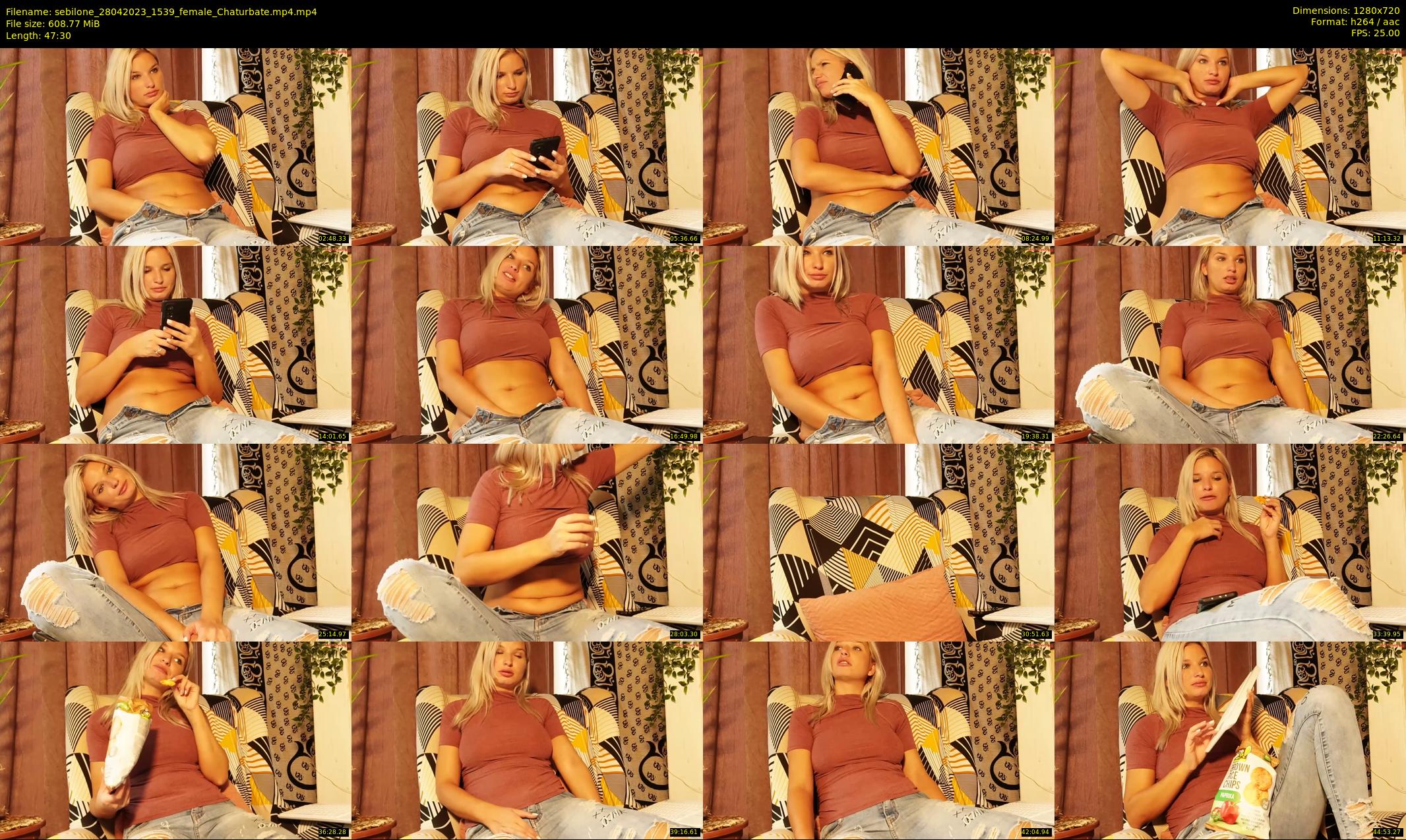 sebilone — 48 minute Chaturbate couple cam show recording, 720p, Apr 28, 2023