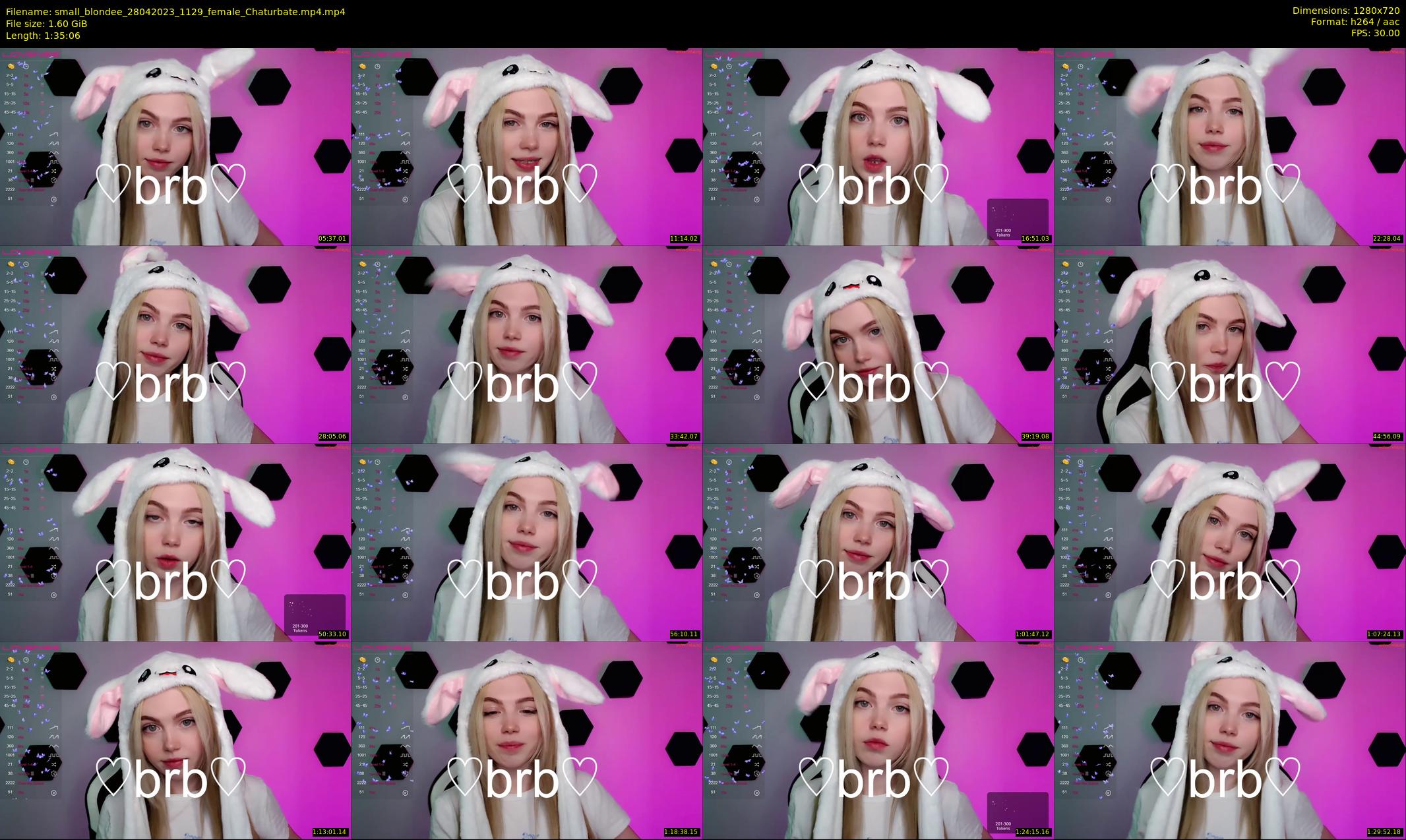 small_blondee — 96 minute Chaturbate female cam show recording, 720p, Apr 28, 2023
