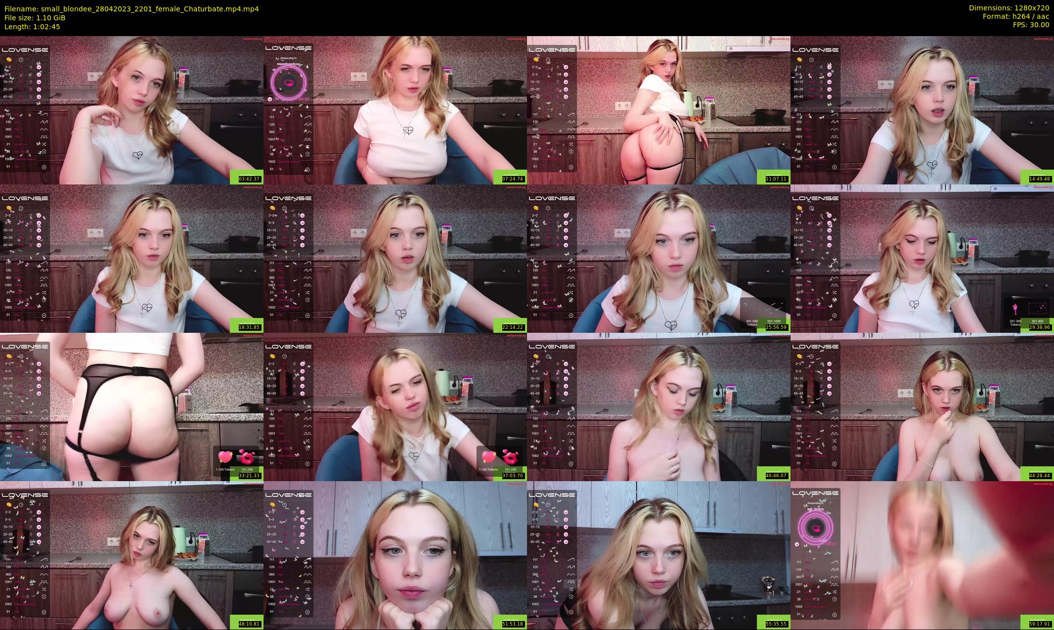 small_blondee — 63 minute Chaturbate female cam show recording, 720p, Apr 28, 2023
