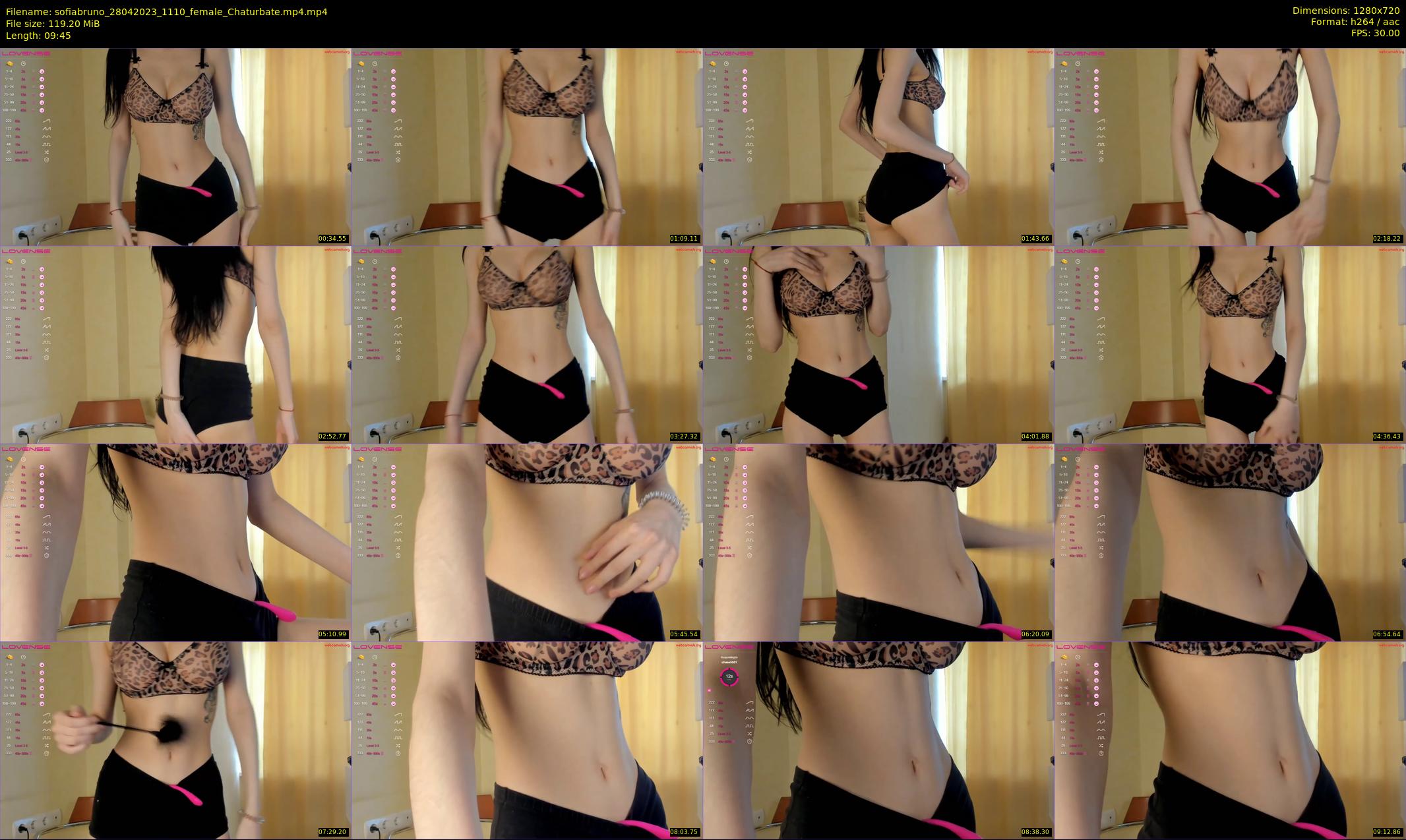 sofiabruno — 10 minute Chaturbate female cam show recording, 720p, Apr 28, 2023