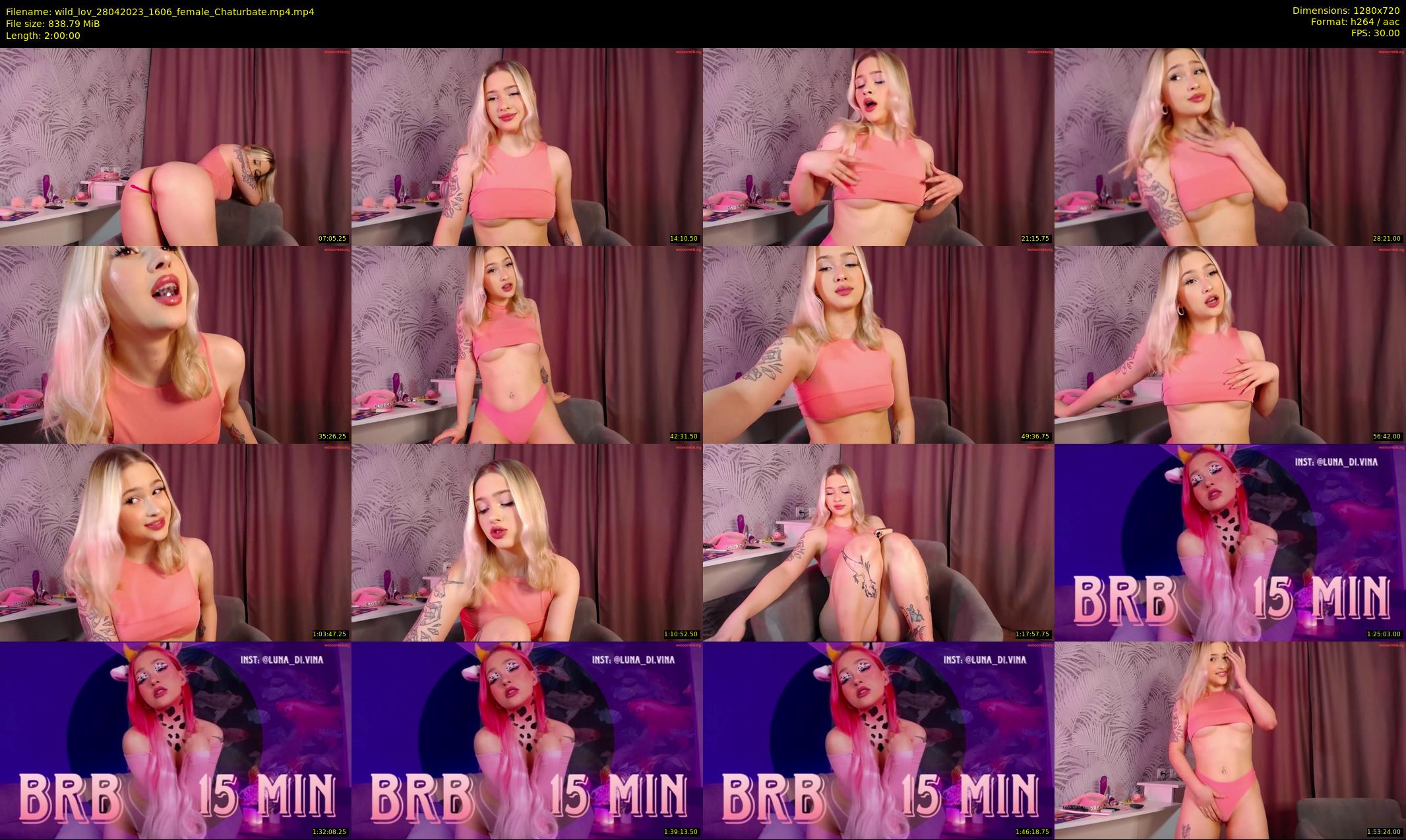 wild_lov — 120 minute Chaturbate female cam show recording, 720p, Apr 28, 2023
