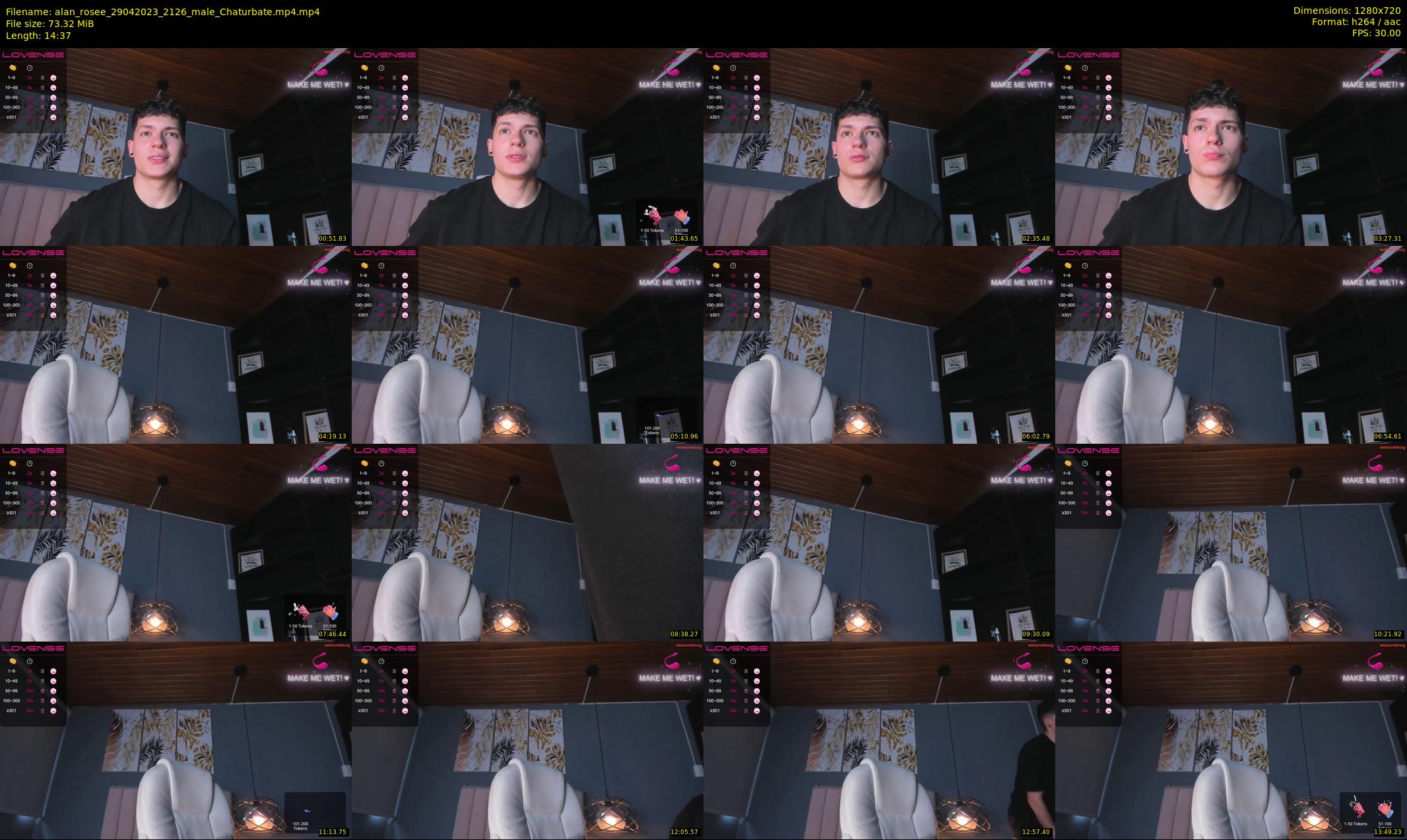 alan_rosee — 15 minute Chaturbate male cam show recording, 720p, Apr 29, 2023