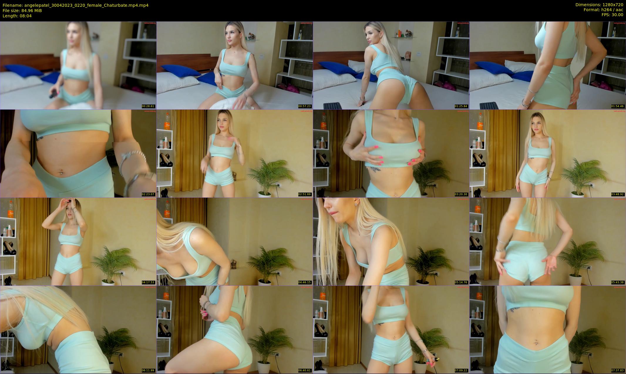 angelepatel — 9 minute Chaturbate female cam show recording, 720p, Apr 30, 2023