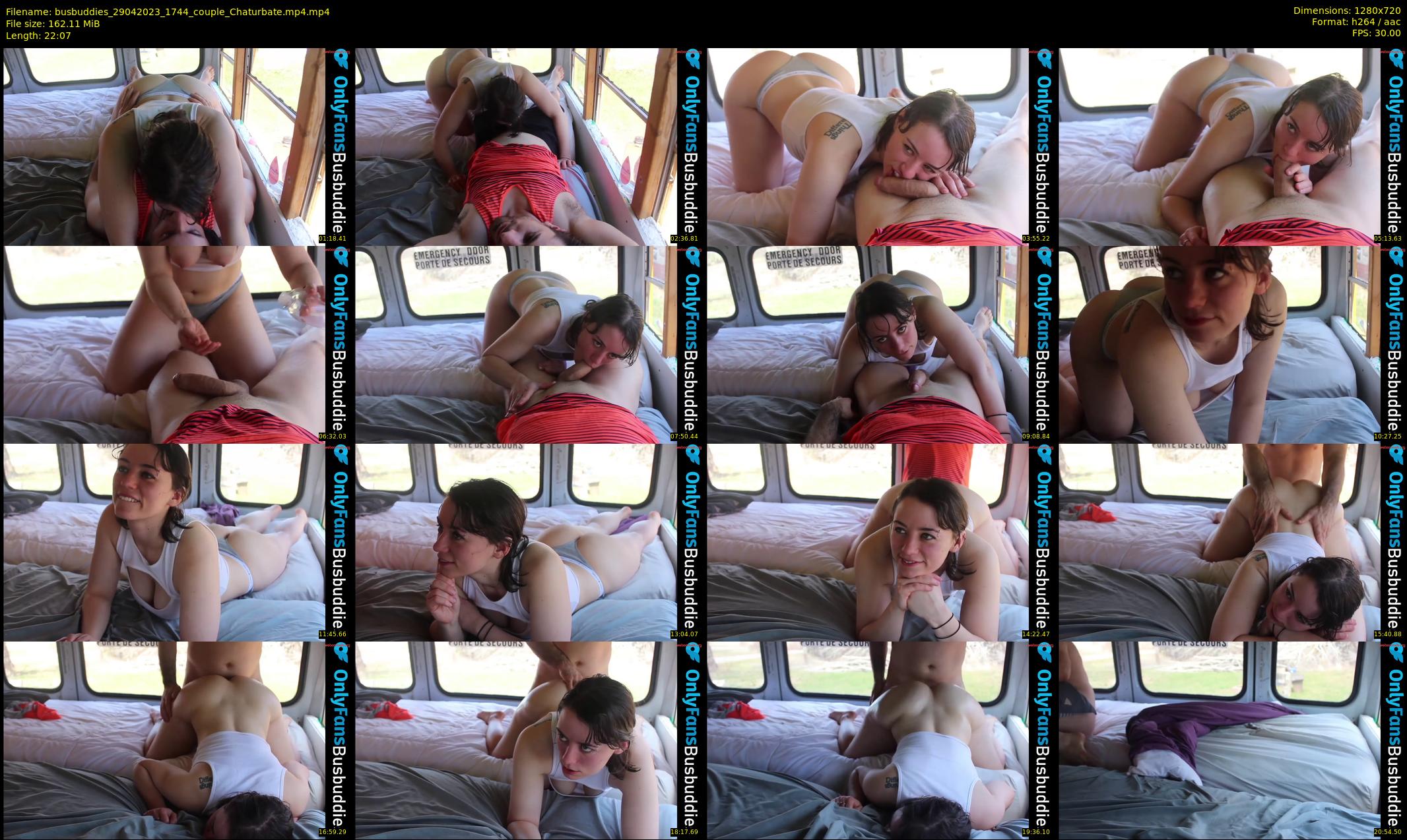 busbuddies — 23 minute Chaturbate couple cam show recording, 720p, Apr 29, 2023