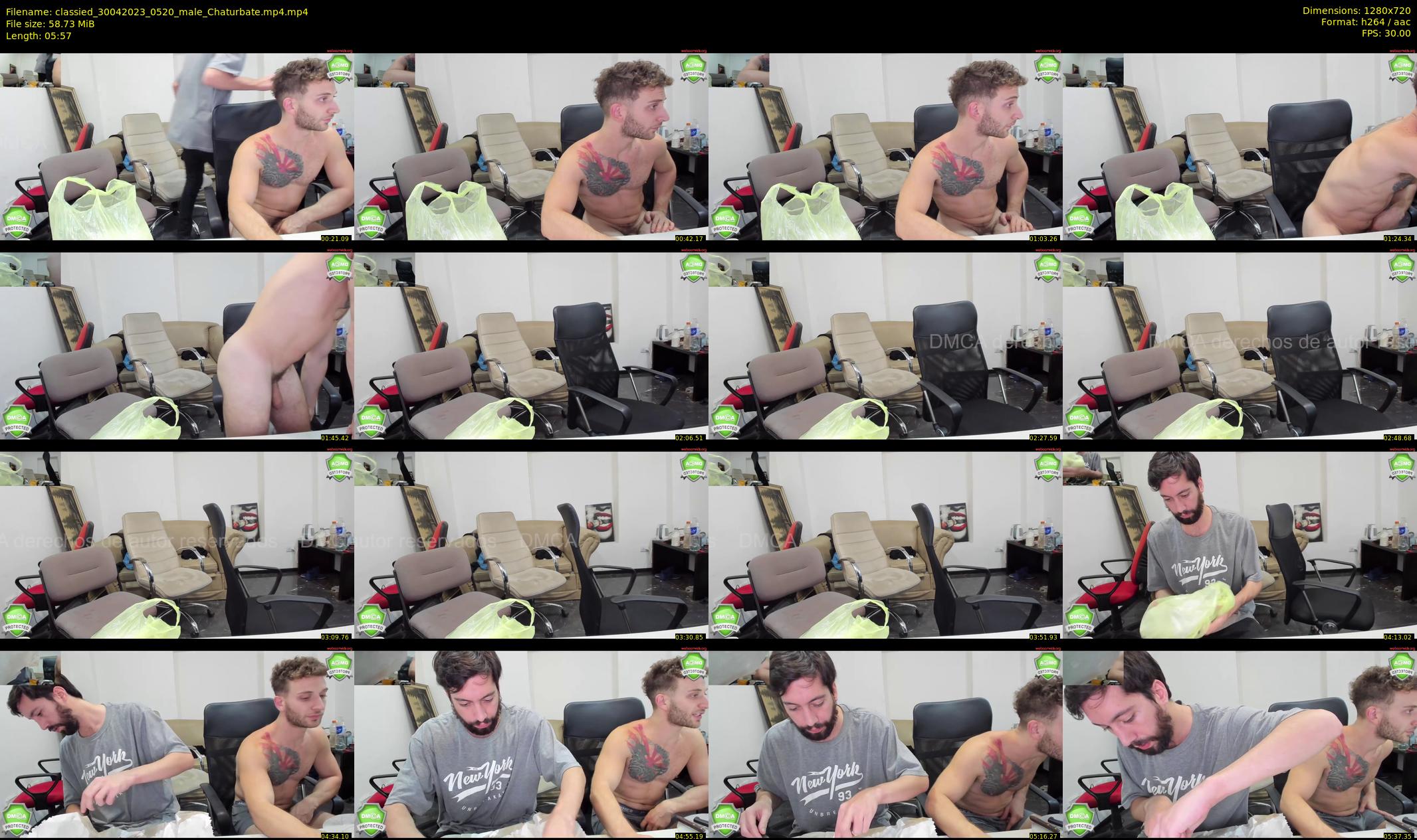classied — 6 minute Chaturbate male cam show recording, 720p, Apr 30, 2023