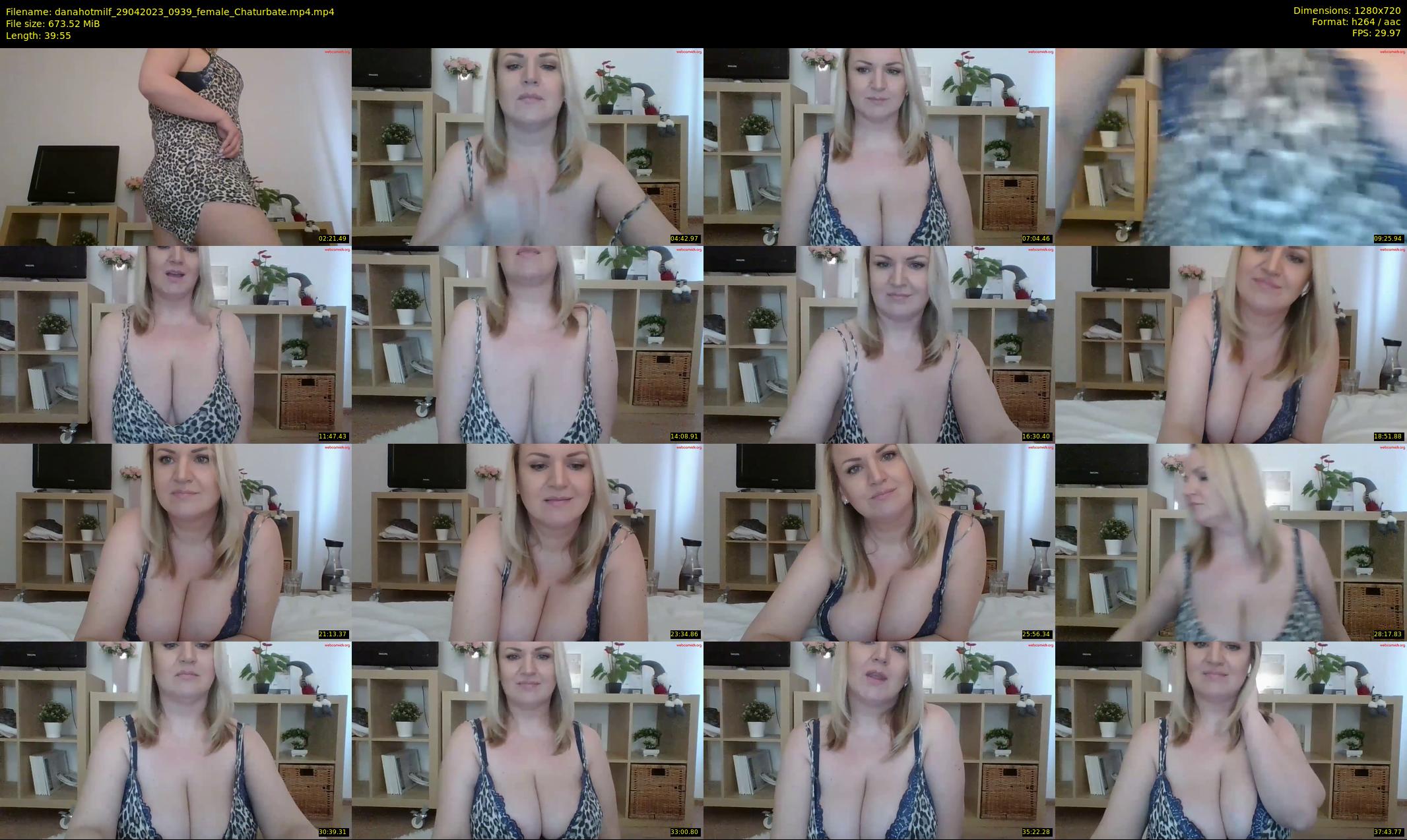 danahotmilf — 40 minute Chaturbate female cam show recording, 720p, Apr 29, 2023
