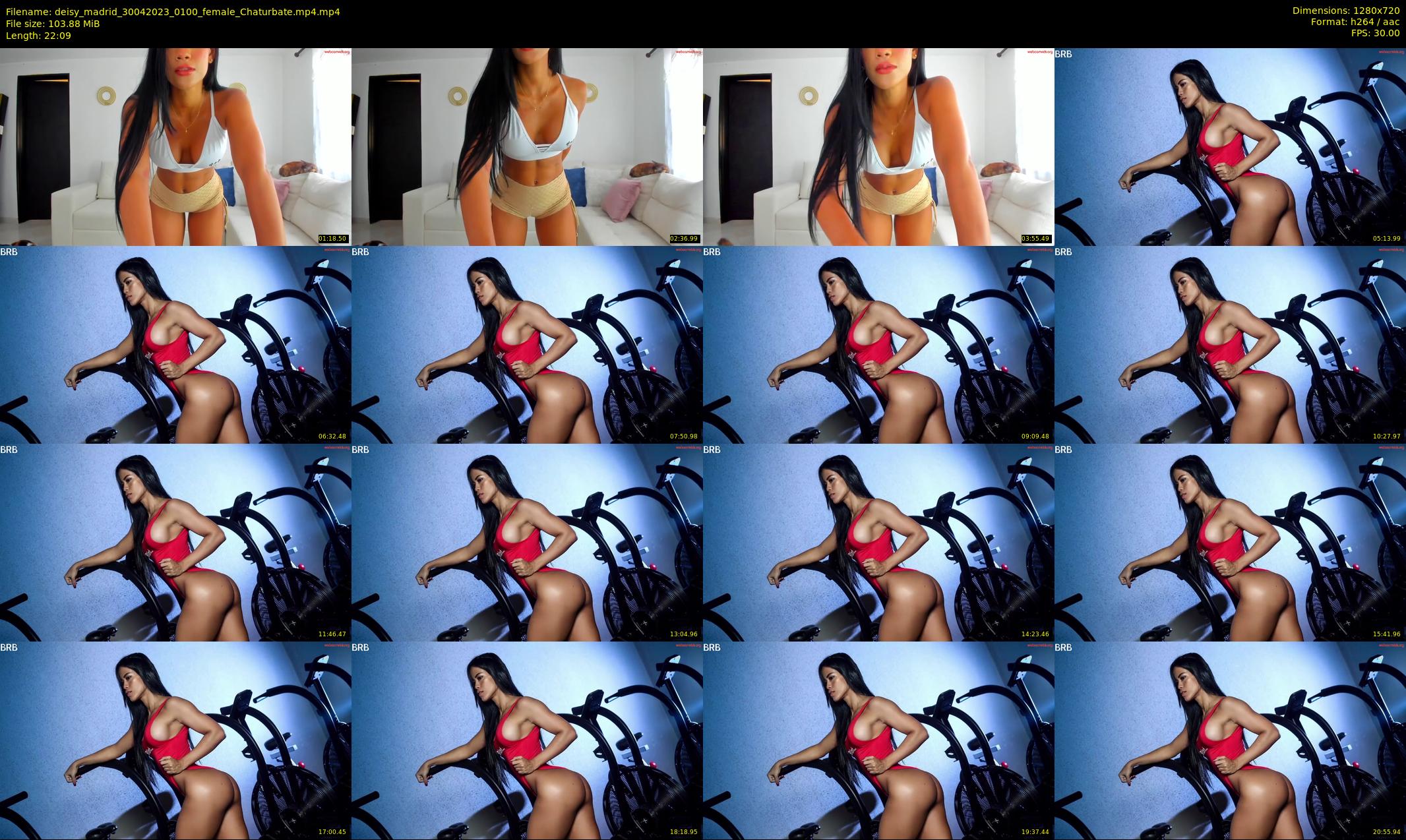 deisy_madrid — 23 minute Chaturbate female cam show recording, 720p, Apr 30, 2023