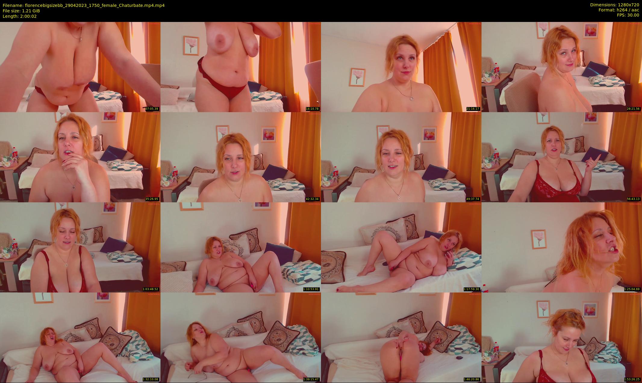 florencebigsizebb — 121 minute Chaturbate female cam show recording, 720p, Apr 29, 2023