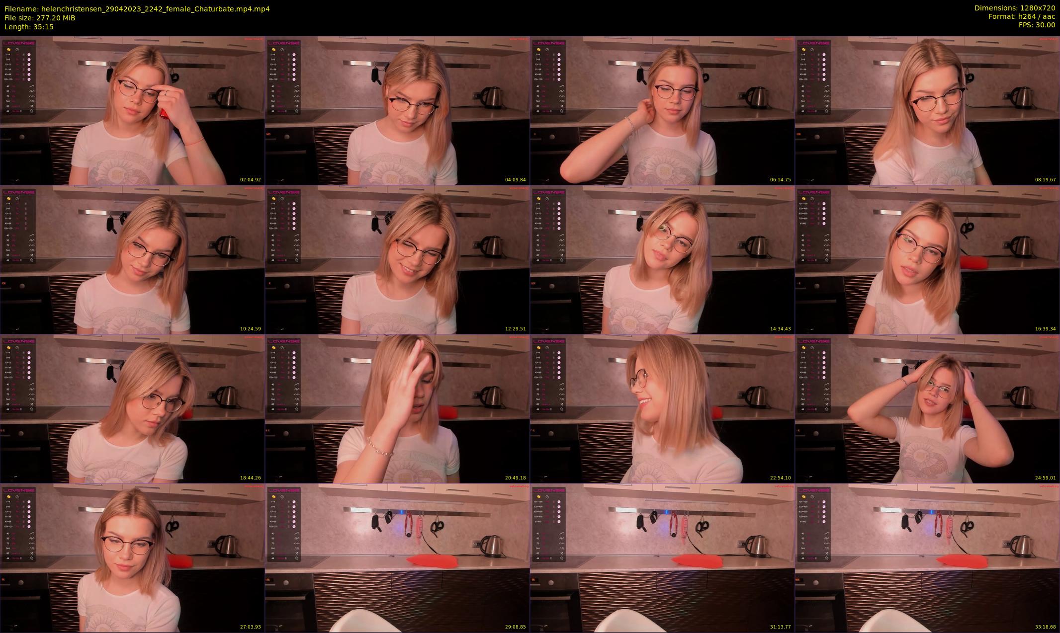 helenchristensen — 36 minute Chaturbate female cam show recording, 720p, Apr 29, 2023
