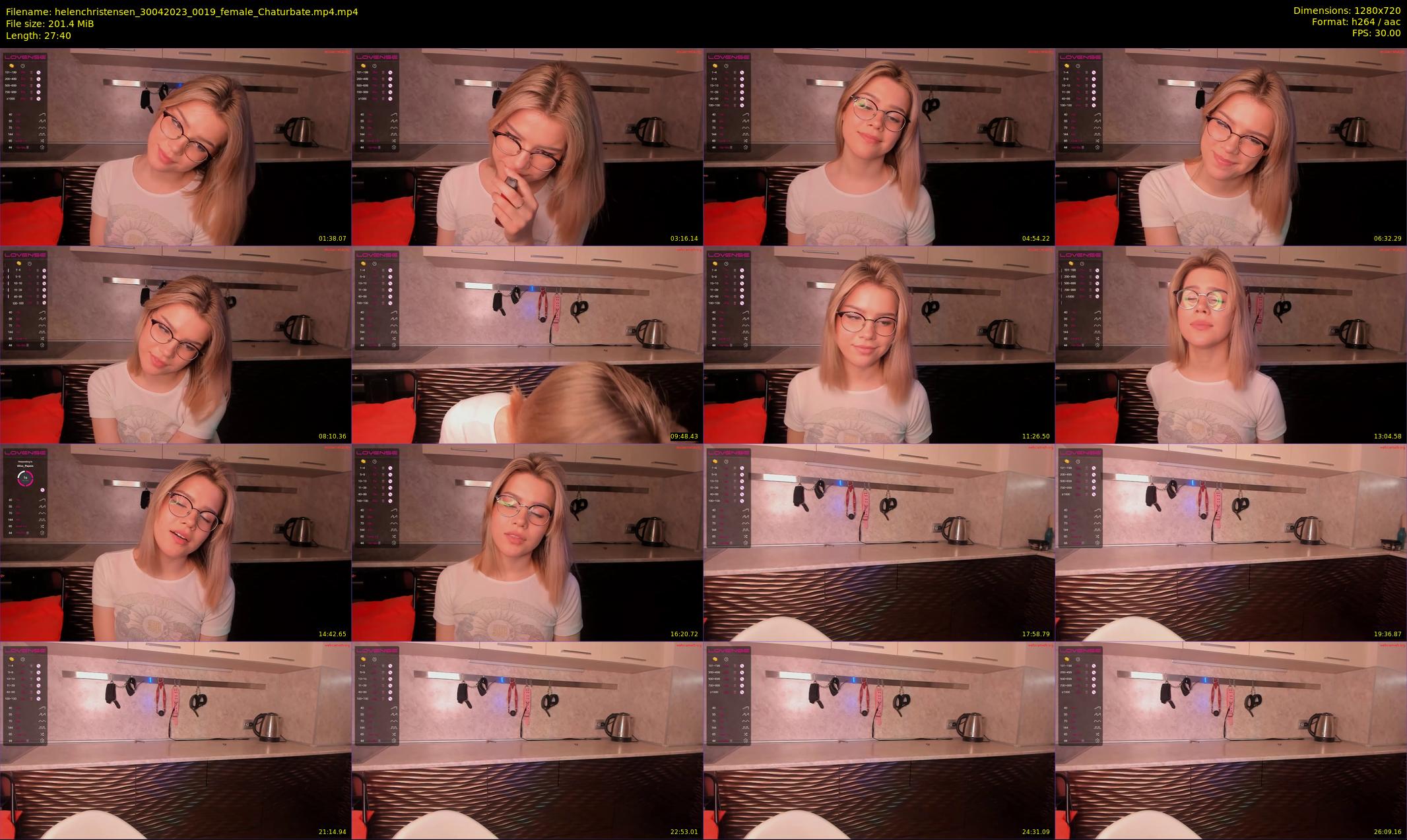 helenchristensen — 28 minute Chaturbate female cam show recording, 720p, Apr 30, 2023