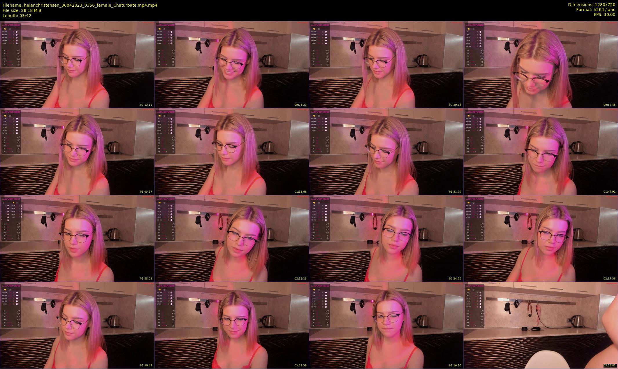 helenchristensen — 4 minute Chaturbate female cam show recording, 720p, Apr 30, 2023