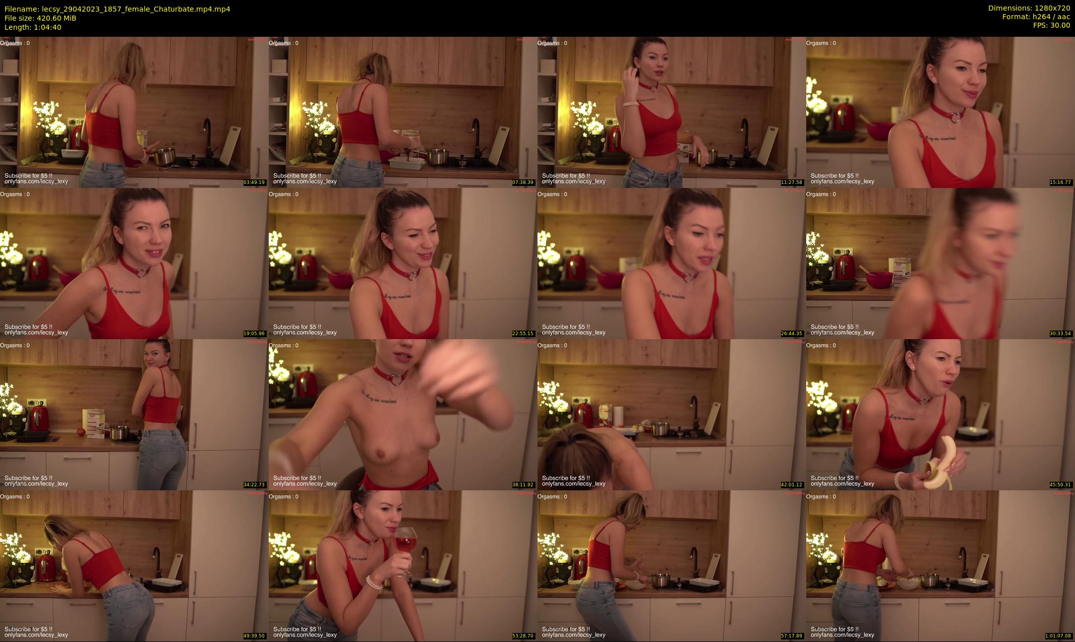 lecsy — 65 minute Chaturbate female cam show recording, 720p, Apr 29, 2023