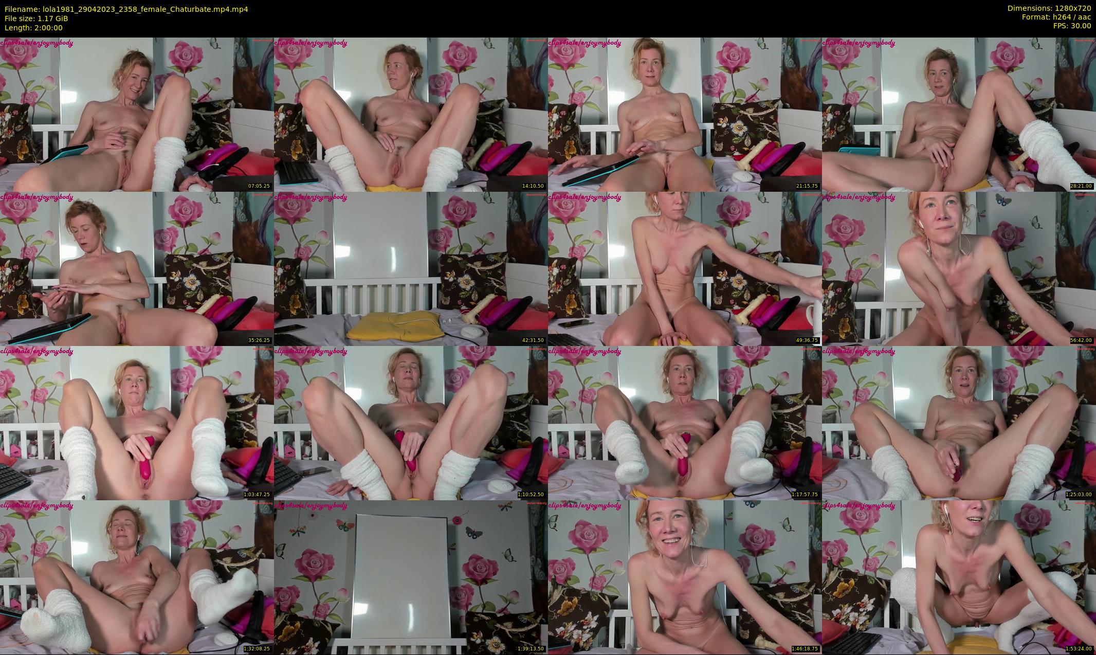 lola1981 — 120 minute Chaturbate female cam show recording, 720p, Apr 29, 2023