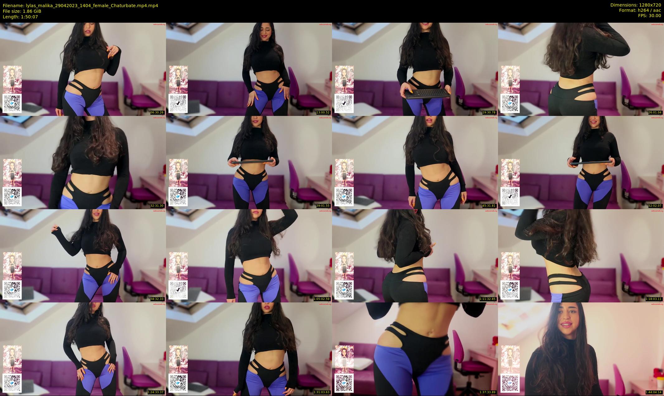 lylas_malika — 111 minute Chaturbate female cam show recording, 720p, Apr 29, 2023