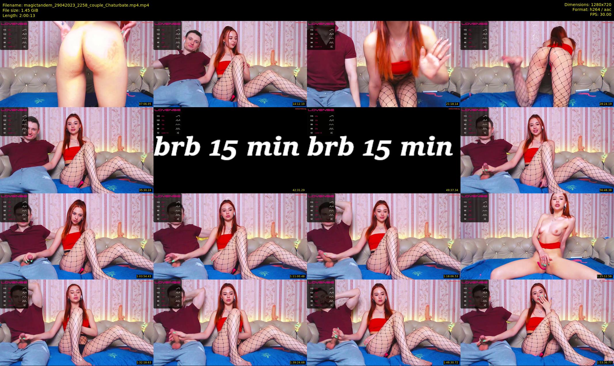 magictandem — 121 minute Chaturbate couple cam show recording, 720p, Apr 29, 2023