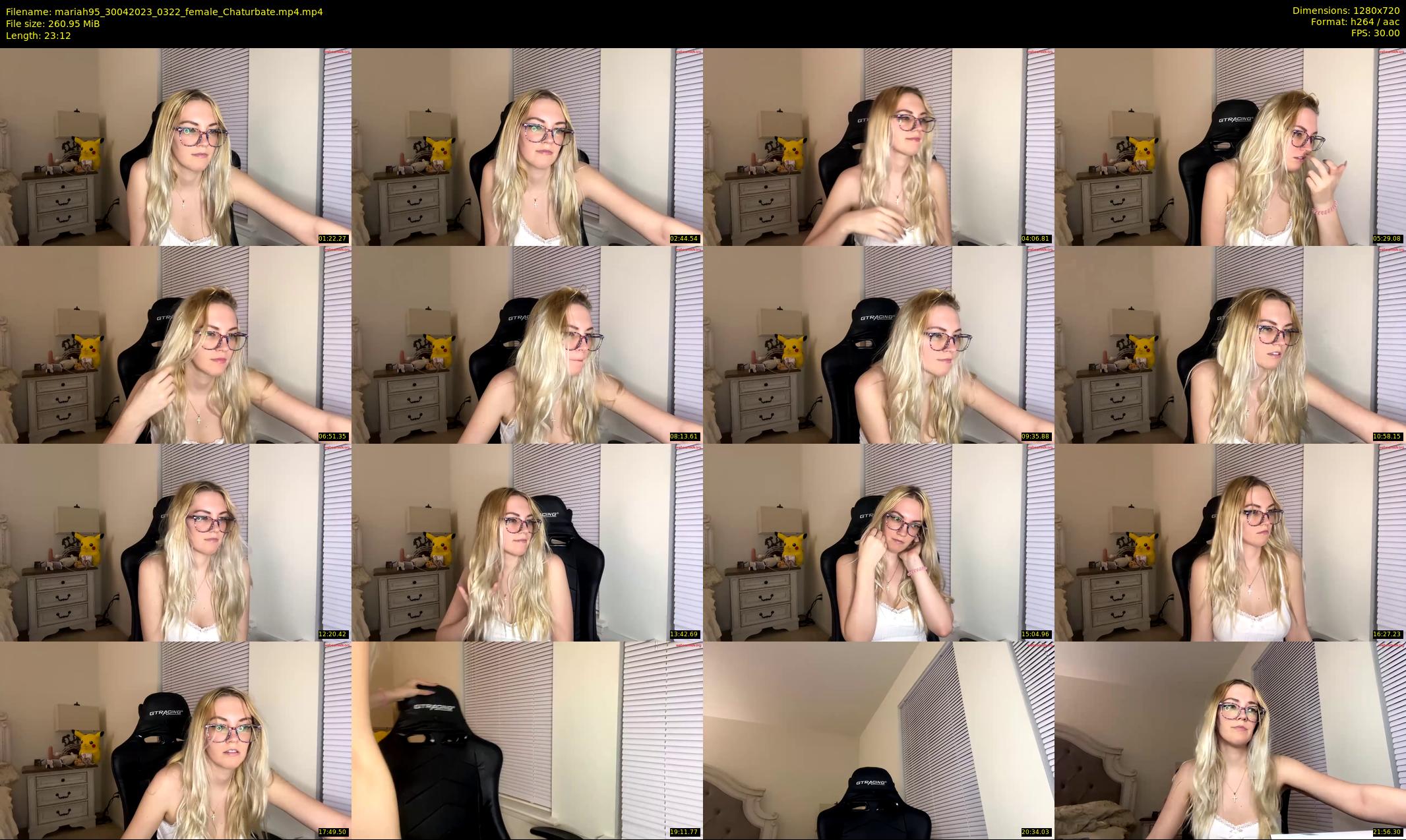 mariah95 — 24 minute Chaturbate female cam show recording, 720p, Apr 30, 2023
