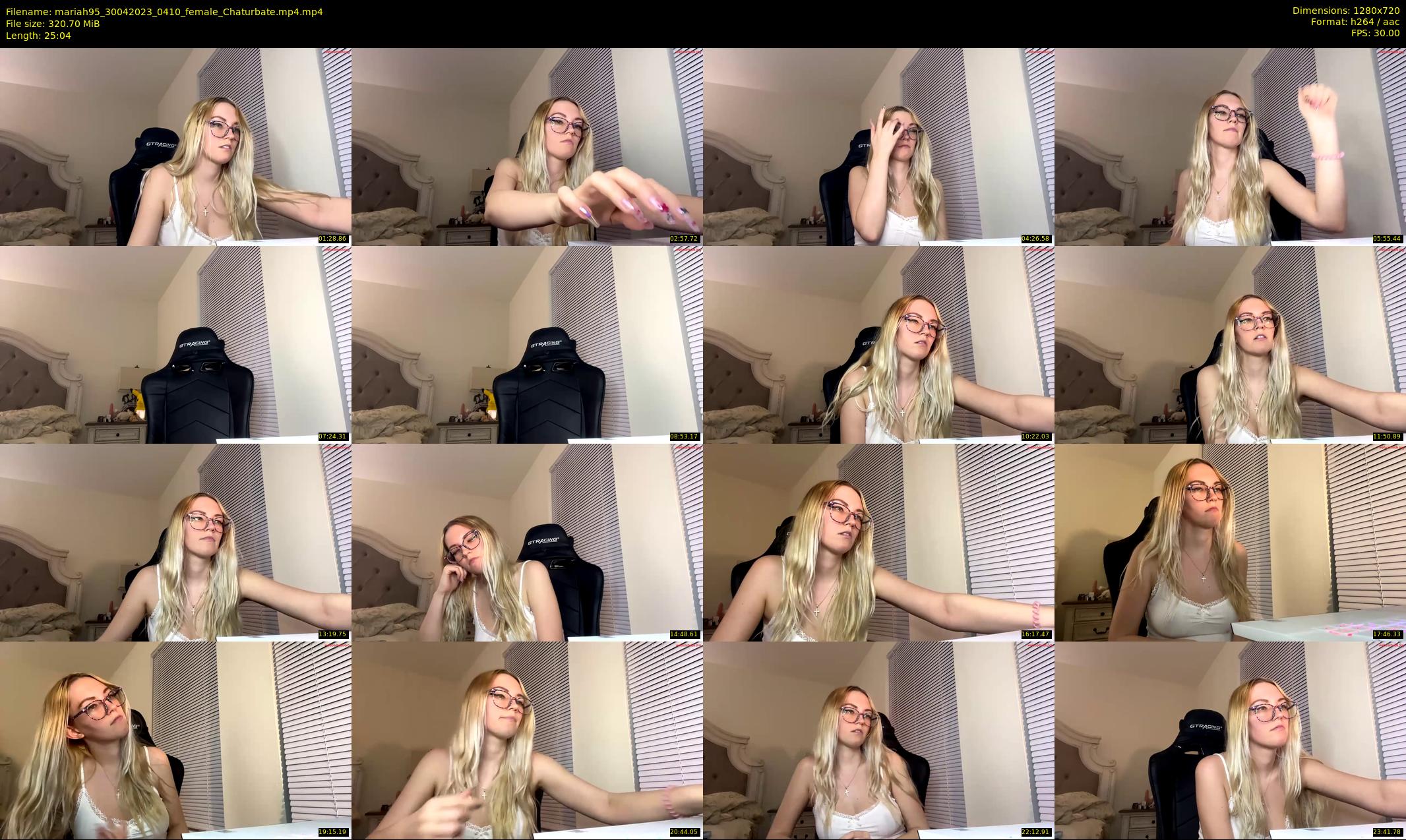 mariah95 — 26 minute Chaturbate female cam show recording, 720p, Apr 30, 2023