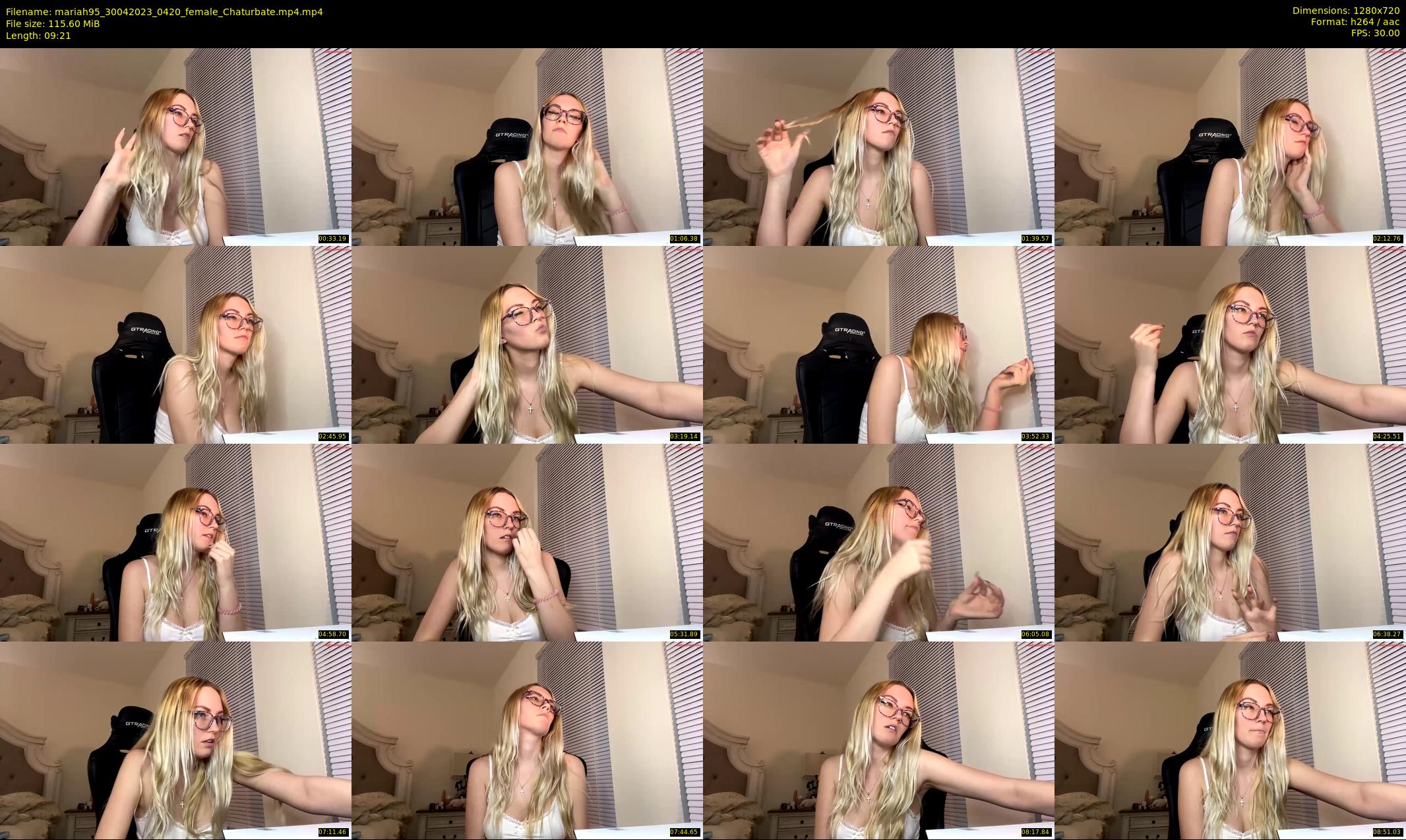 mariah95 — 10 minute Chaturbate female cam show recording, 720p, Apr 30, 2023