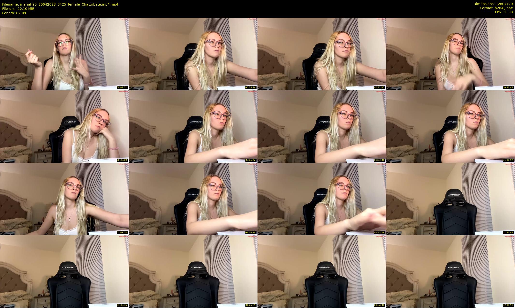 mariah95 — 3 minute Chaturbate female cam show recording, 720p, Apr 30, 2023