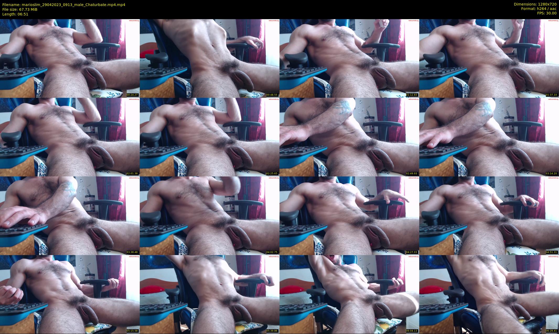 marioslim — 7 minute Chaturbate male cam show recording, 720p, Apr 29, 2023