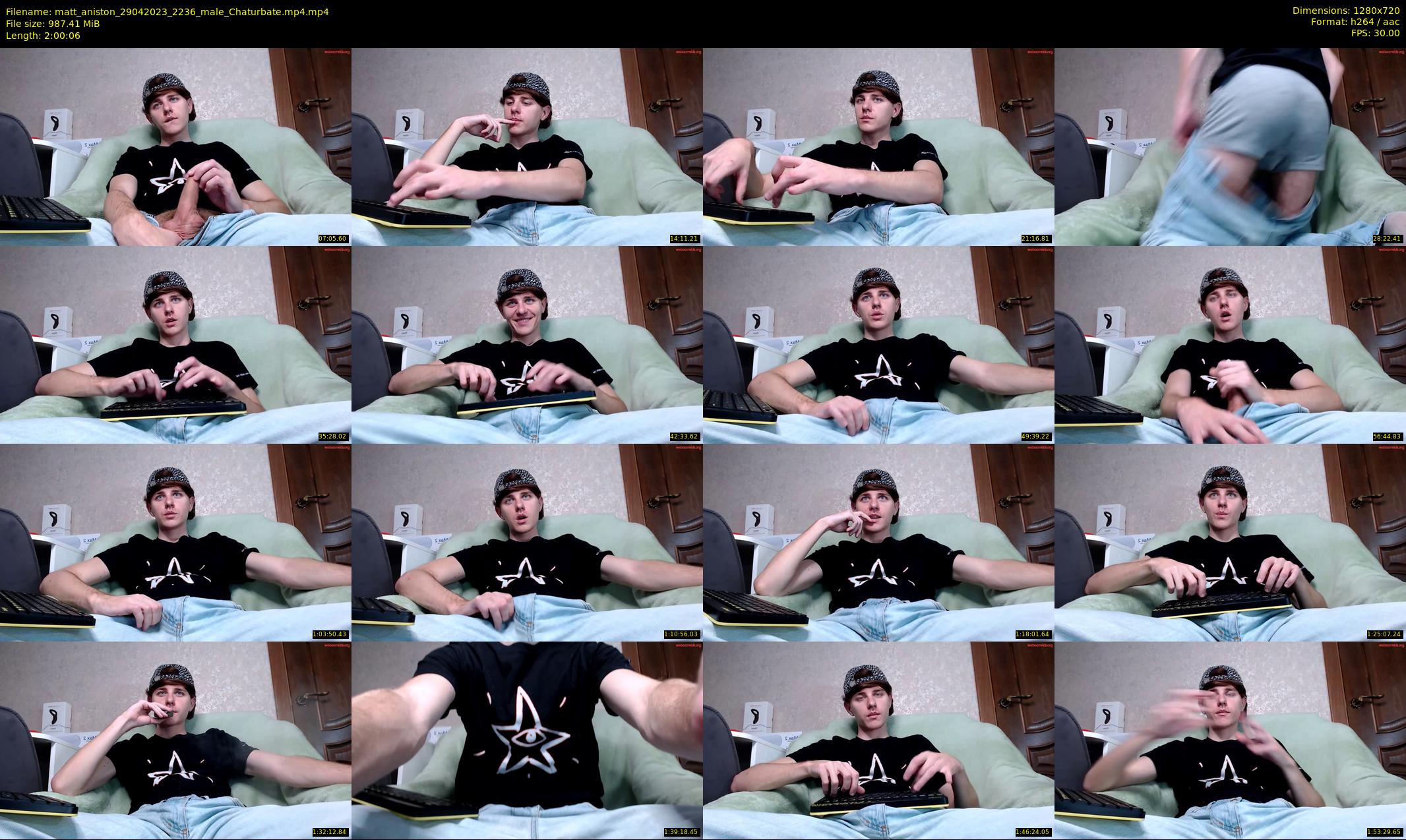 matt_aniston — 121 minute Chaturbate male cam show recording, 720p, Apr 29, 2023