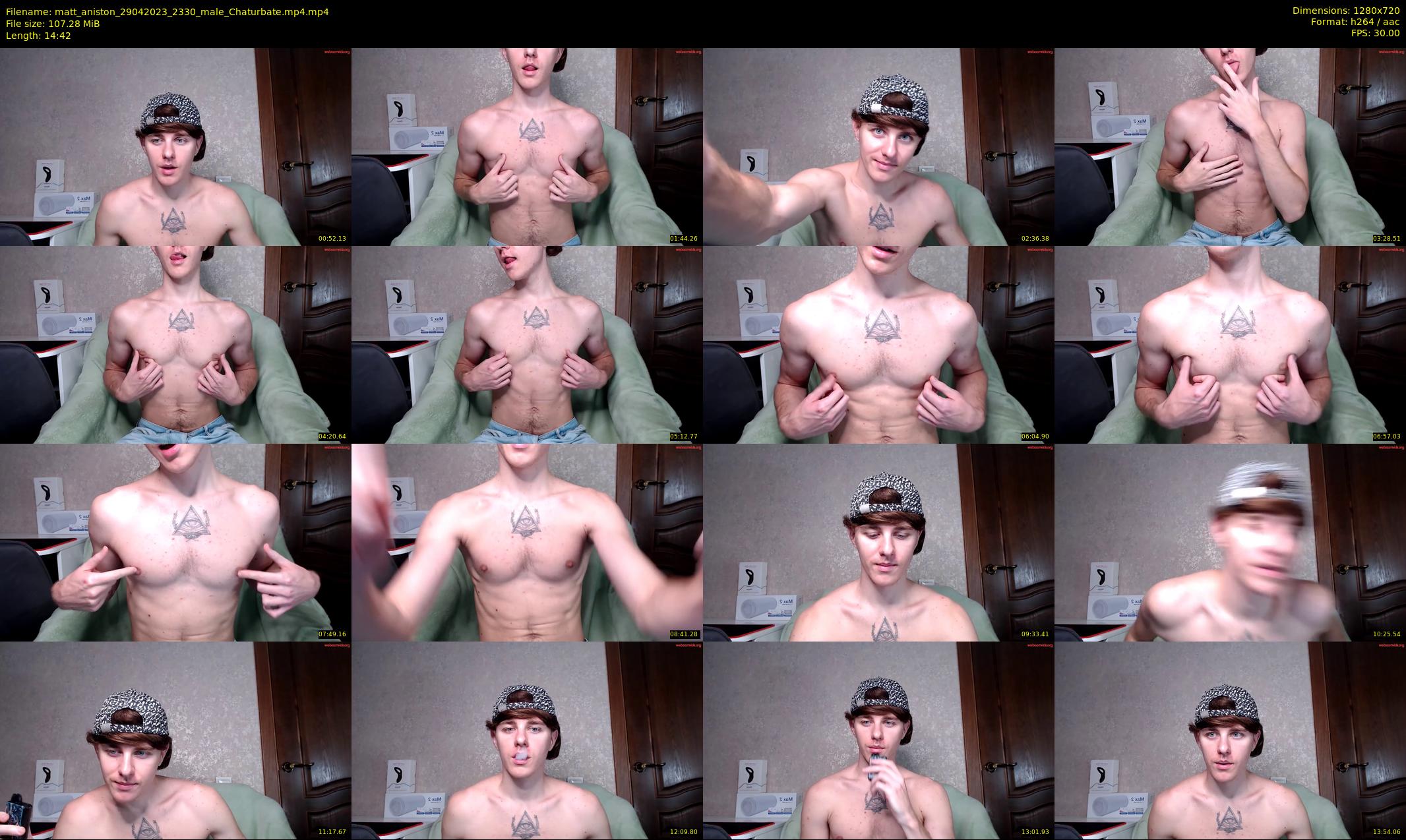 matt_aniston — 15 minute Chaturbate male cam show recording, 720p, Apr 29, 2023