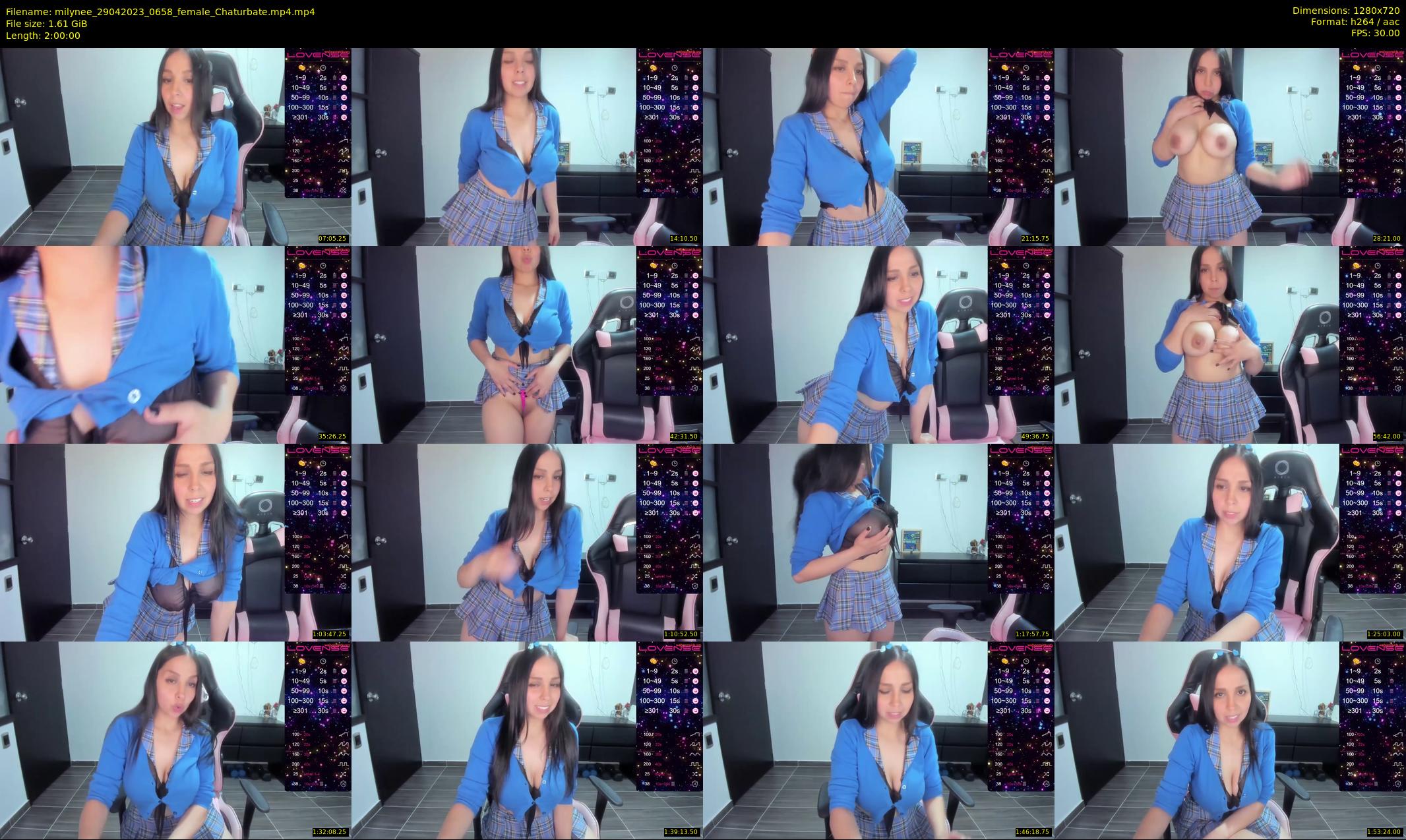 milynee — 120 minute Chaturbate female cam show recording, 720p, Apr 29, 2023