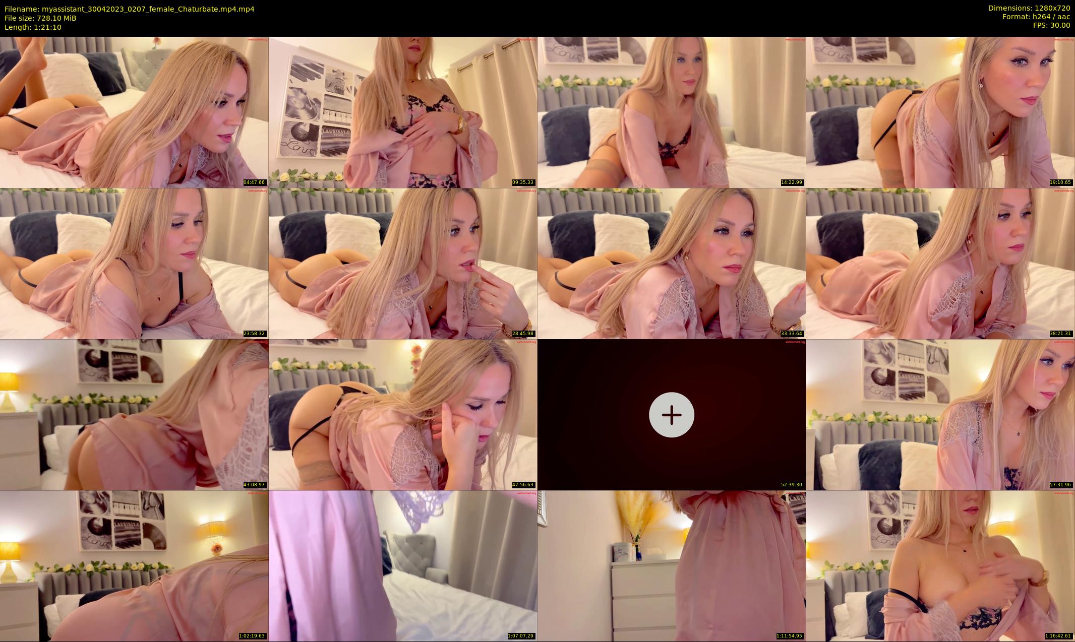 myassistant — 82 minute Chaturbate female cam show recording, 720p, Apr 30, 2023