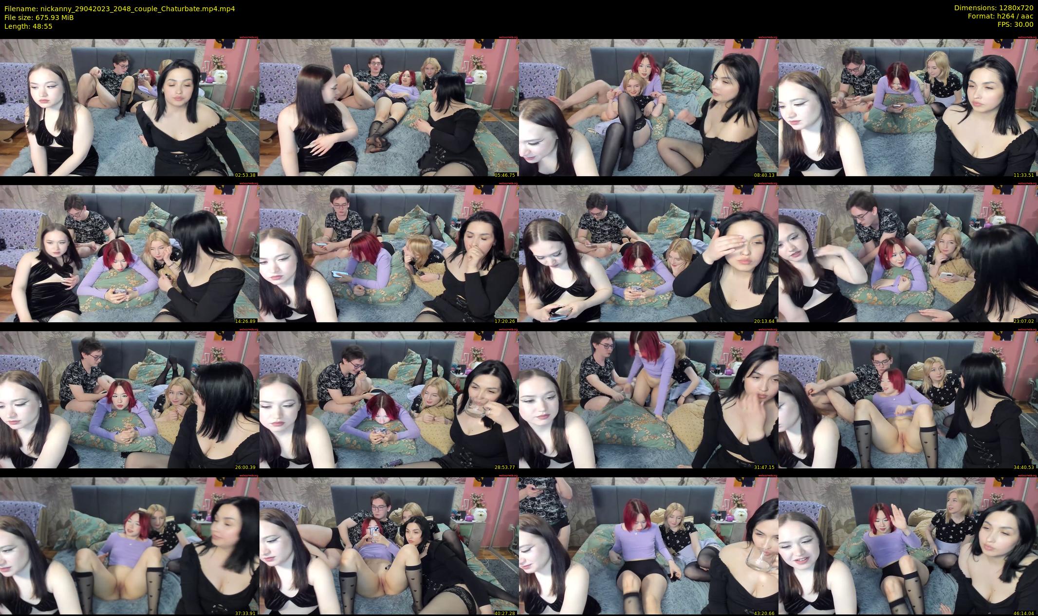 nickanny — 49 minute Chaturbate couple cam show recording, 720p, Apr 29, 2023