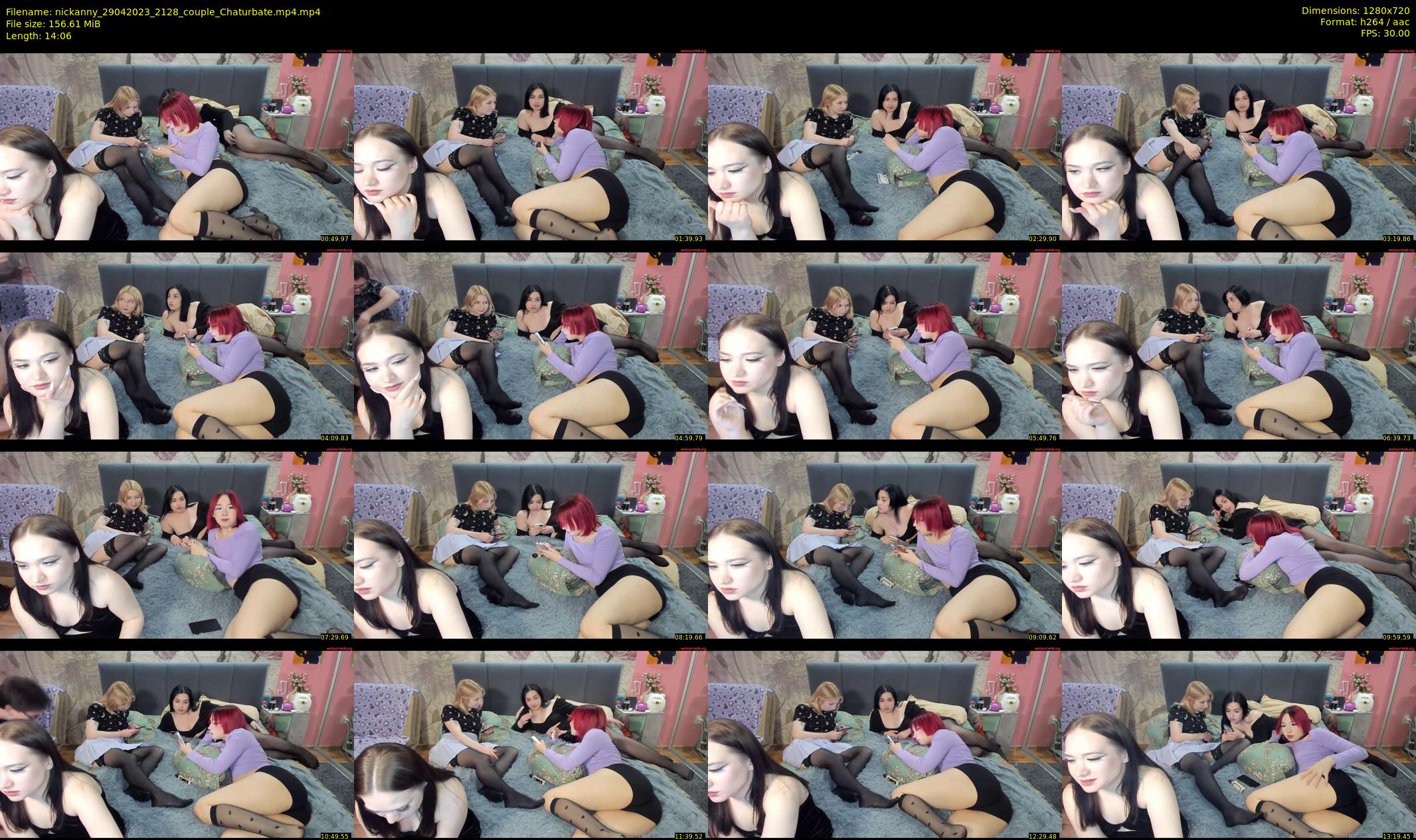 nickanny — 15 minute Chaturbate couple cam show recording, 720p, Apr 29, 2023