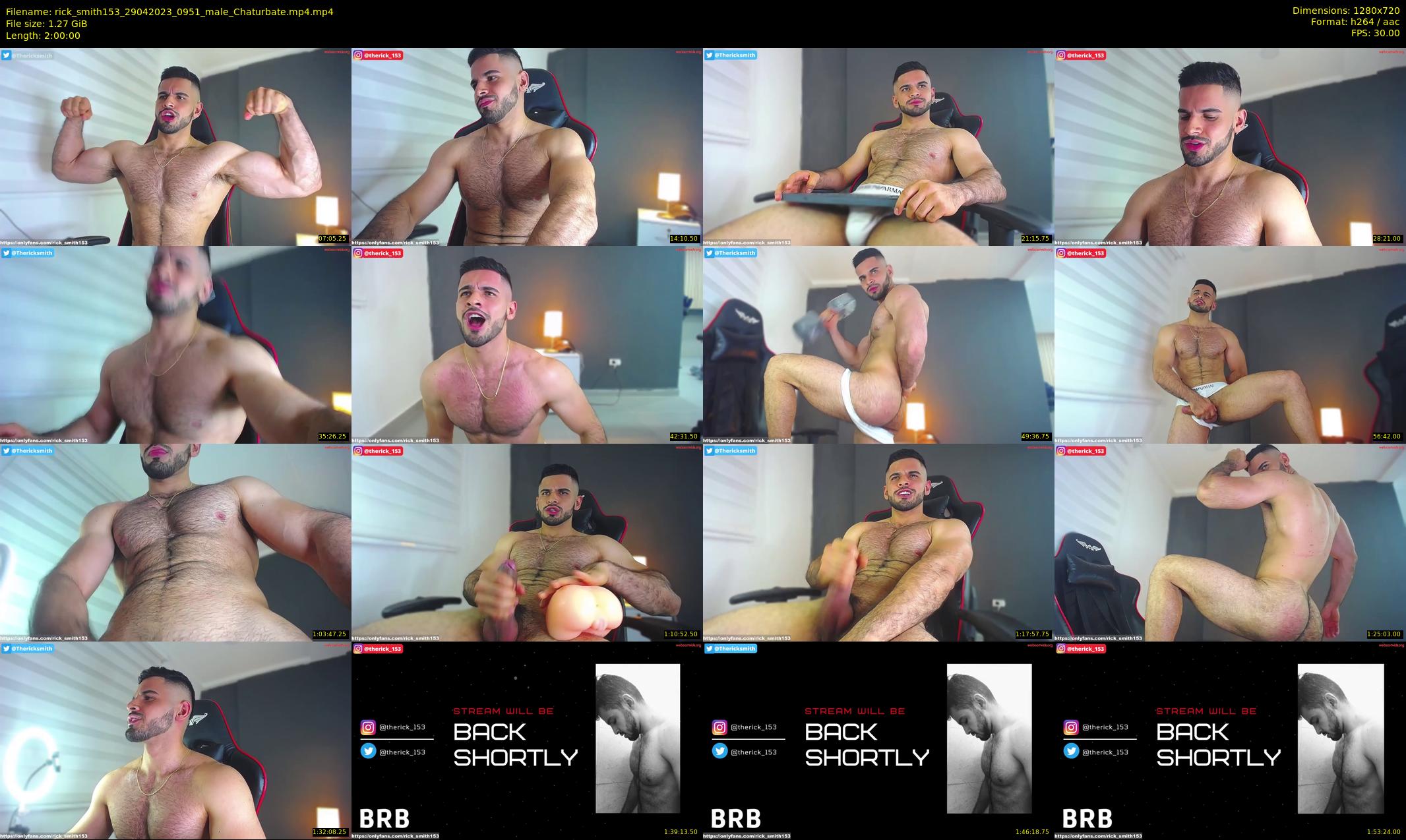 rick_smith153 — 120 minute Chaturbate male cam show recording, 720p, Apr 29, 2023