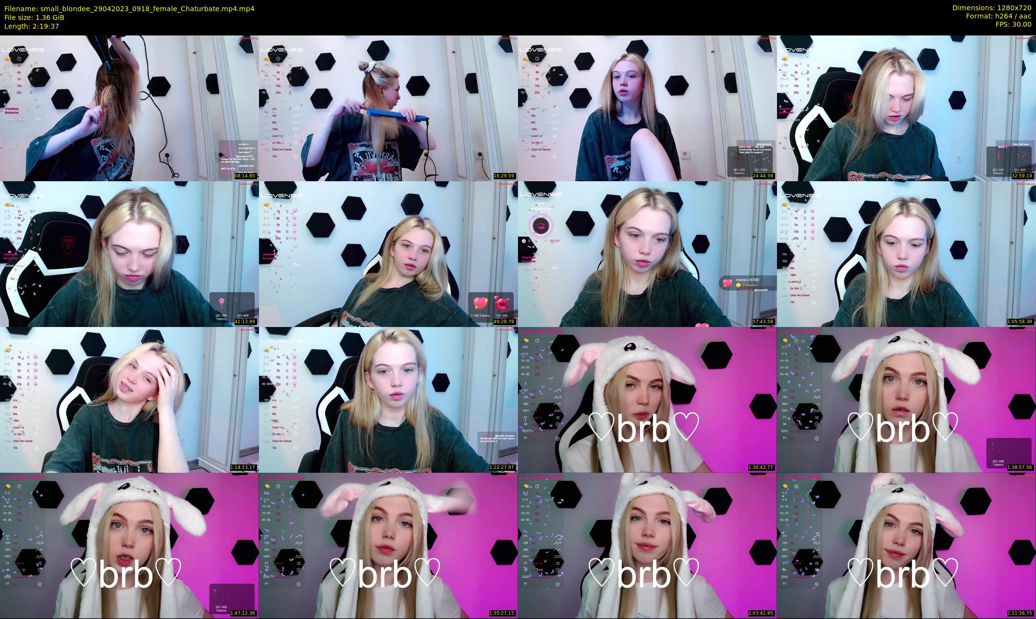 small_blondee — 140 minute Chaturbate female cam show recording, 720p, Apr 29, 2023
