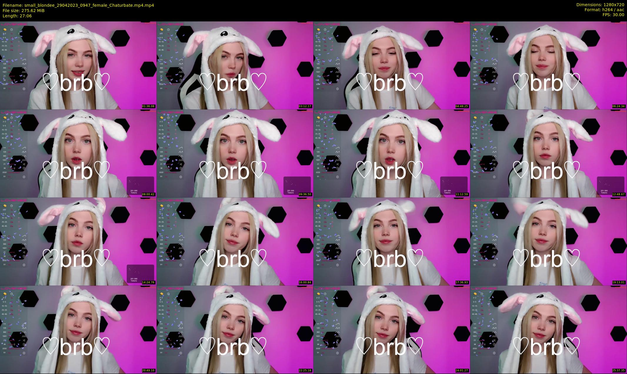 small_blondee — 28 minute Chaturbate female cam show recording, 720p, Apr 29, 2023