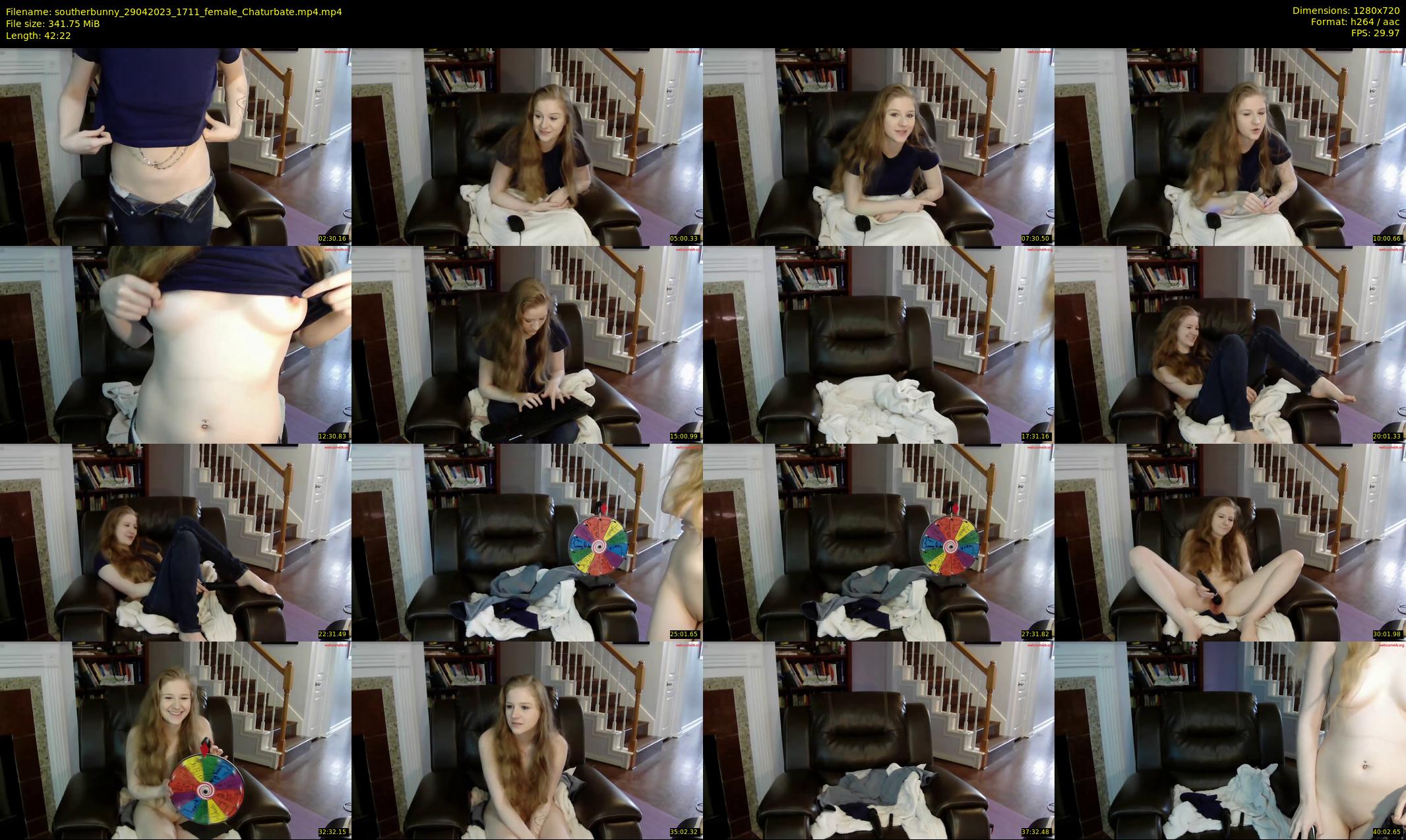 southerbunny — 43 minute Chaturbate female cam show recording, 720p, Apr 29, 2023