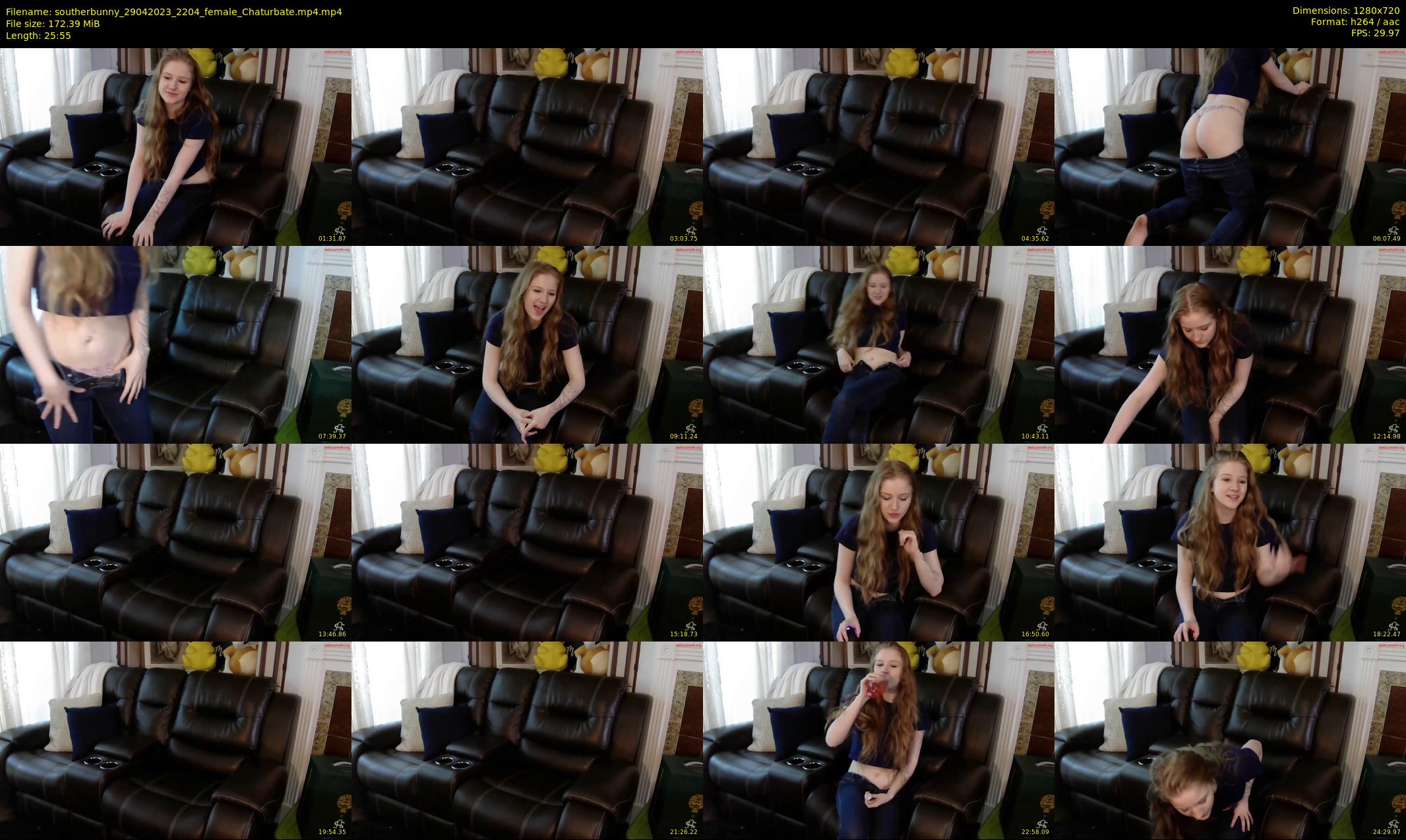southerbunny — 26 minute Chaturbate female cam show recording, 720p, Apr 29, 2023