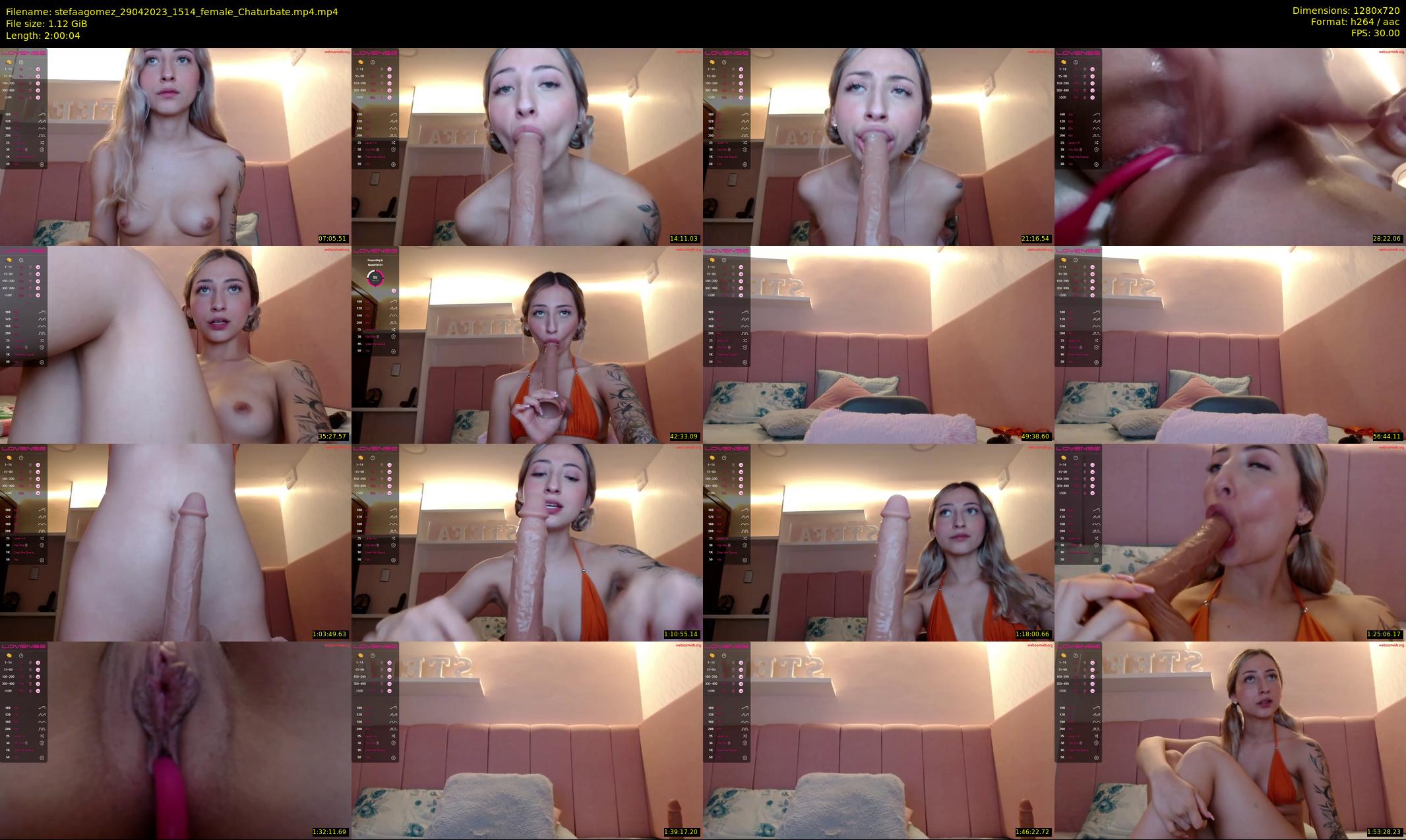 stefaagomez — 121 minute Chaturbate female cam show recording, 720p, Apr 29, 2023