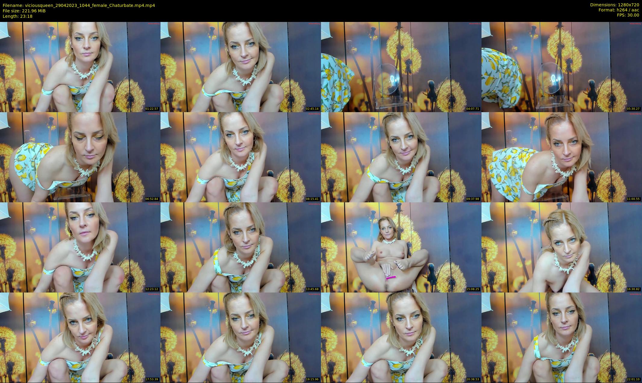 viciousqueen — 24 minute Chaturbate female cam show recording, 720p, Apr 29, 2023