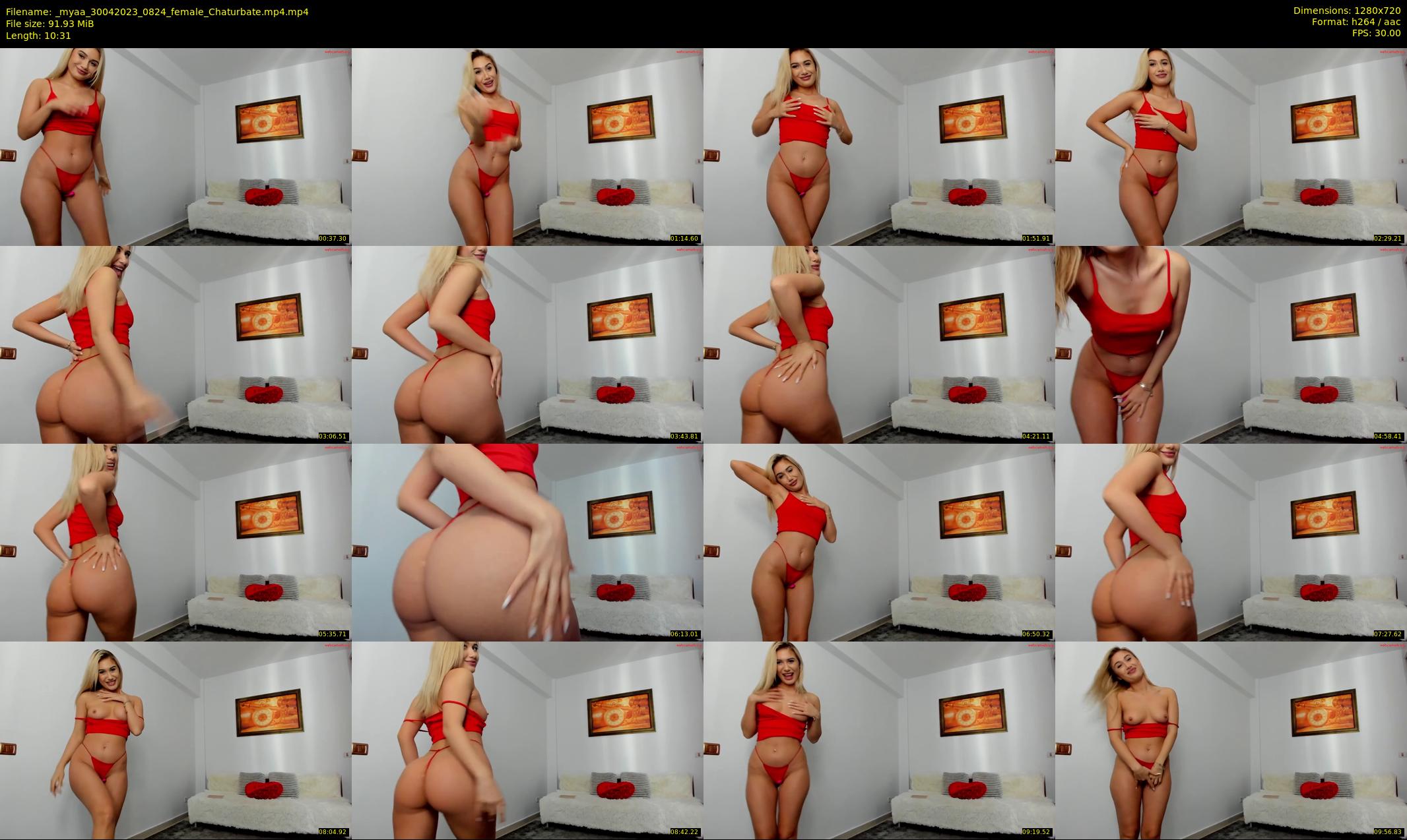 _myaa — 11 minute Chaturbate female cam show recording, 720p, Apr 30, 2023