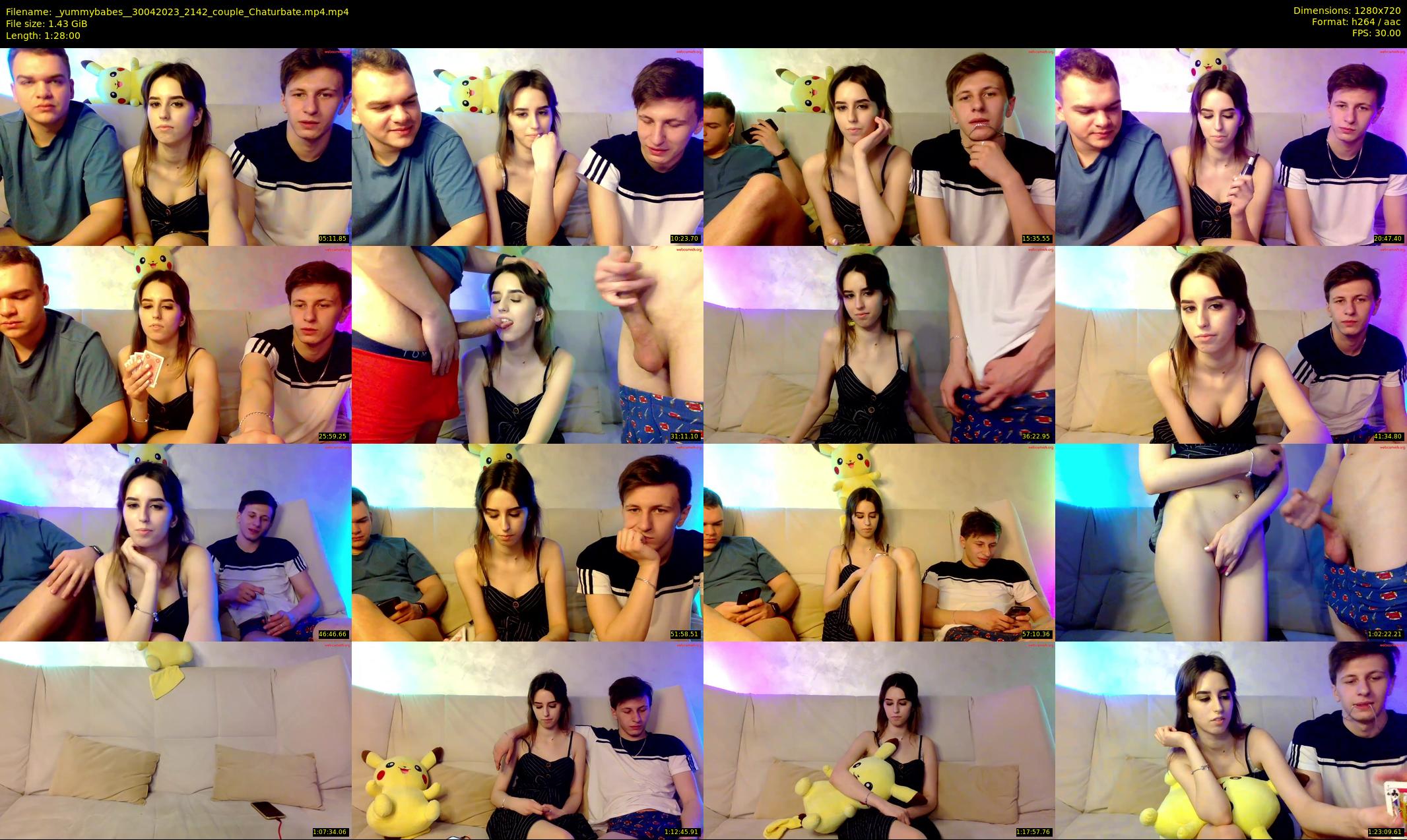 _yummybabes_ — 88 minute Chaturbate couple cam show recording, 720p, Apr 30, 2023