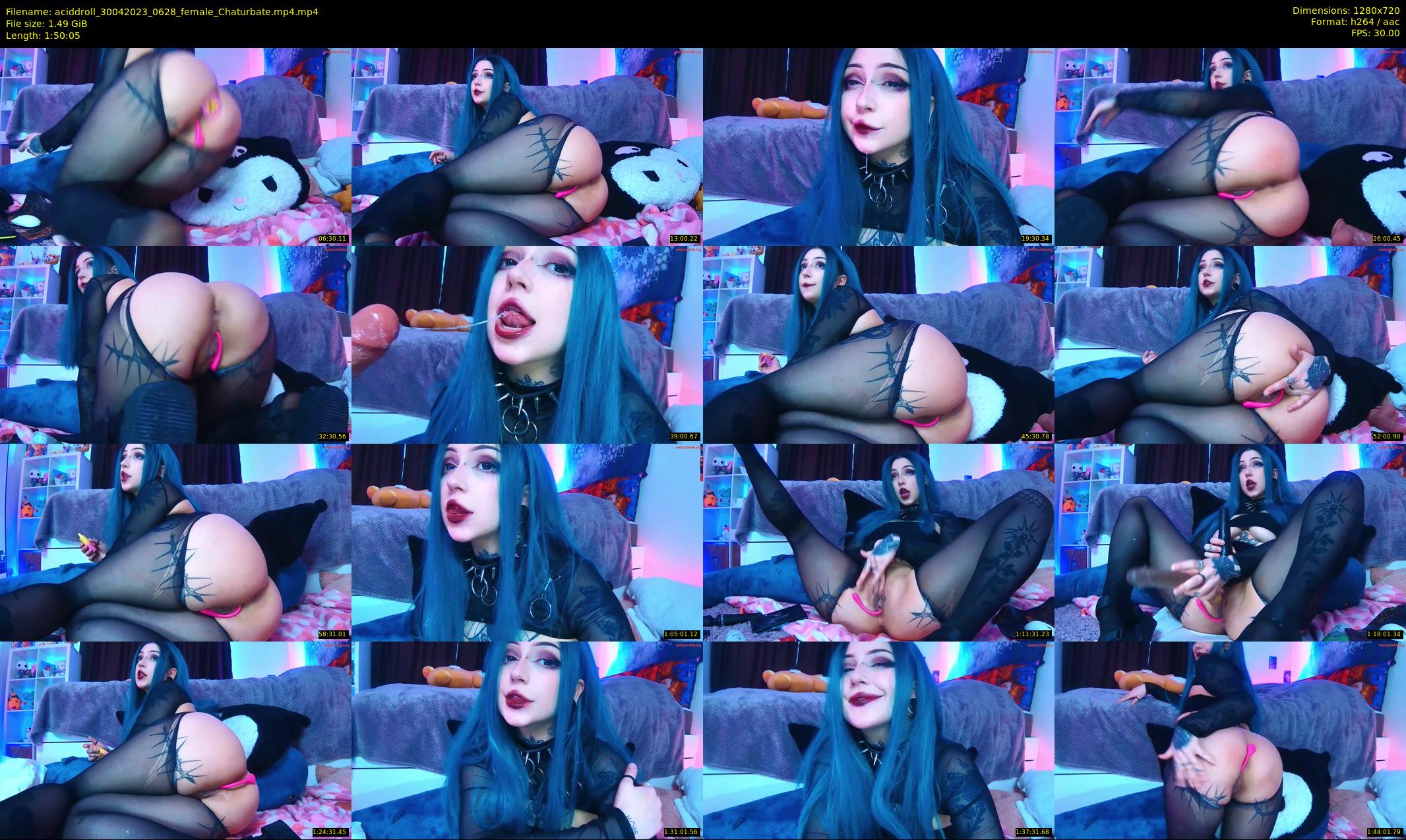 aciddroll — 111 minute Chaturbate female cam show recording, 720p, Apr 30, 2023