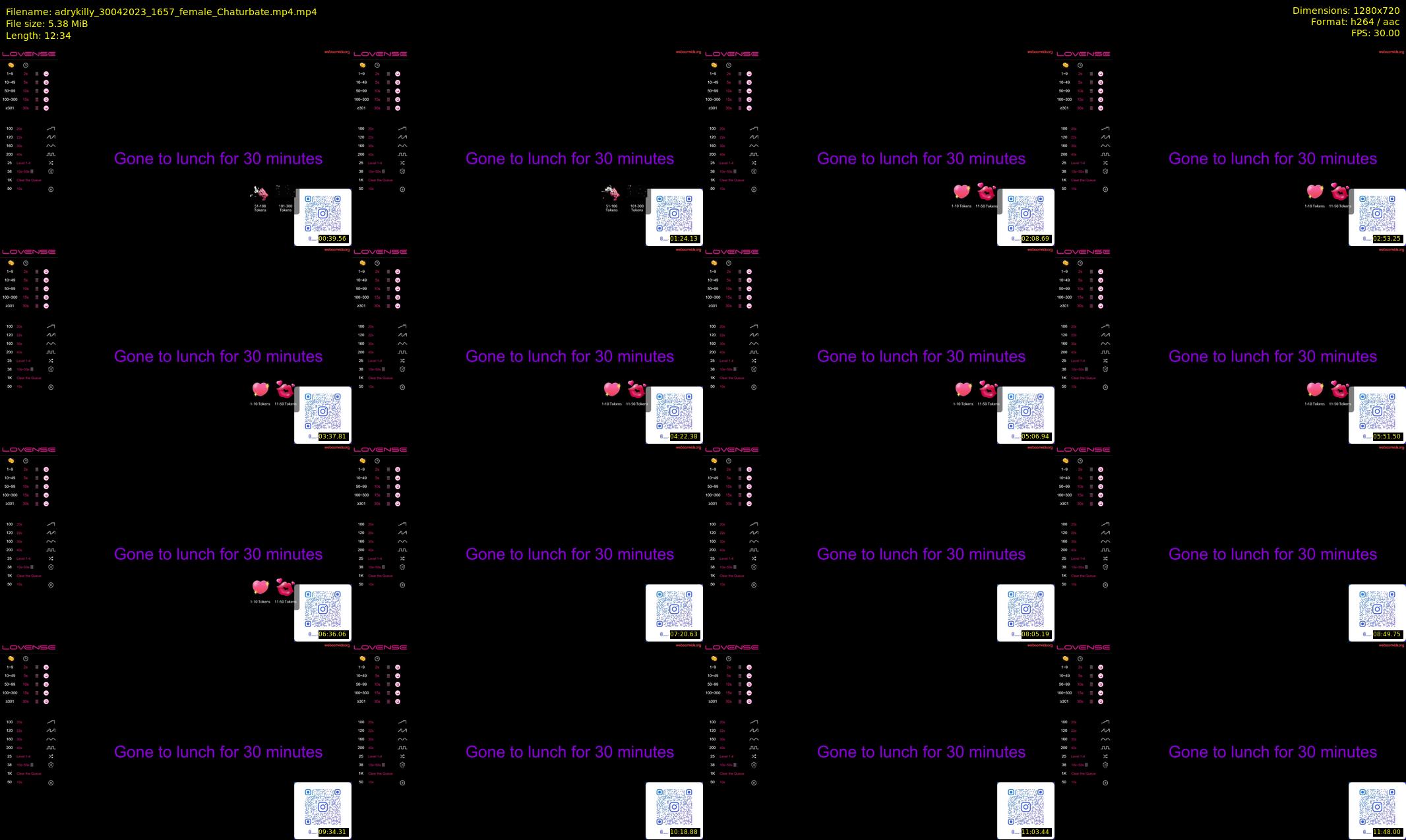 adrykilly — 13 minute Chaturbate female cam show recording, 720p, Apr 30, 2023