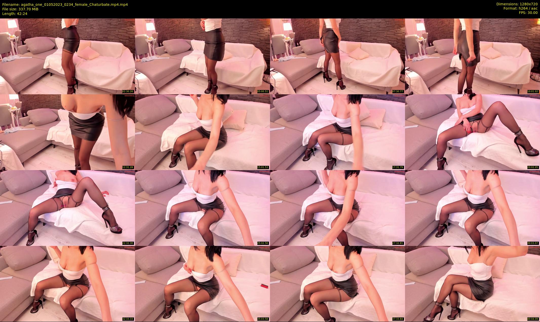 agatha_one — 43 minute Chaturbate female cam show recording, 720p, May 1, 2023