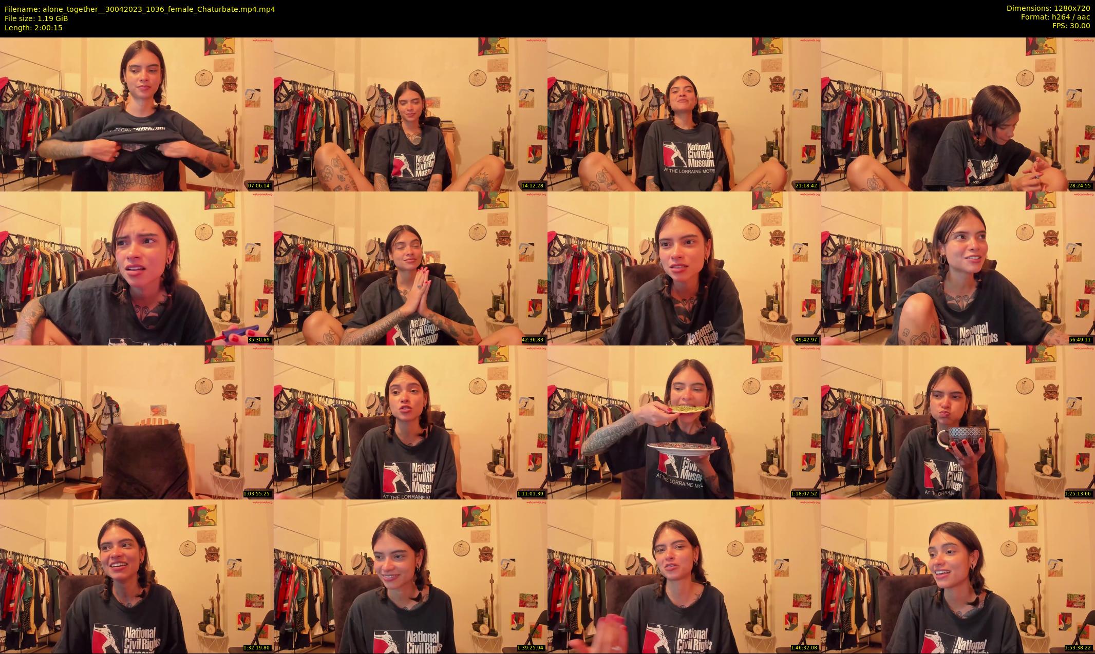 alone_together_ — 121 minute Chaturbate female cam show recording, 720p, Apr 30, 2023
