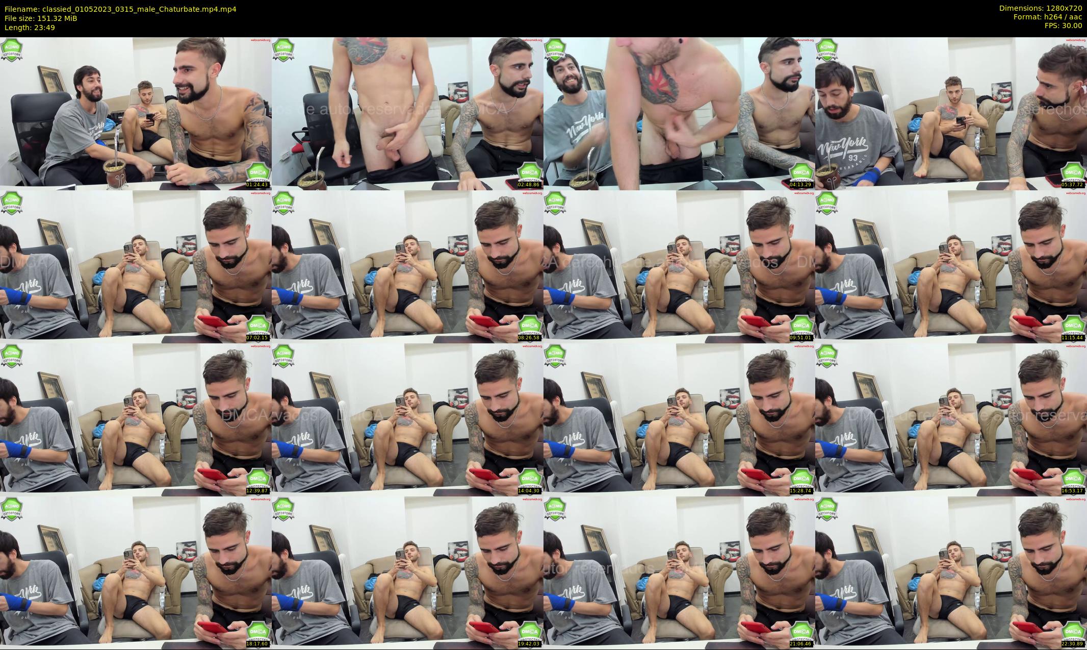 classied — 24 minute Chaturbate male cam show recording, 720p, May 1, 2023