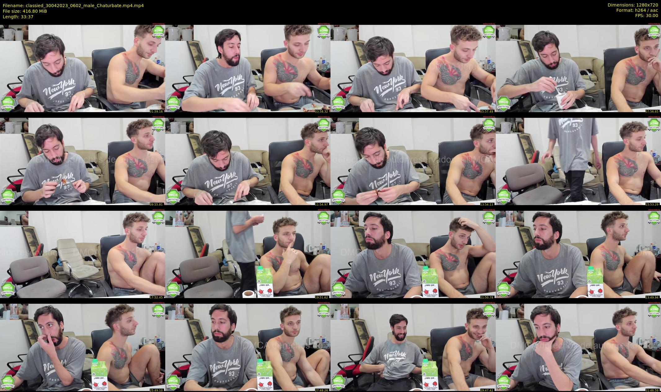 classied — 34 minute Chaturbate male cam show recording, 720p, Apr 30, 2023