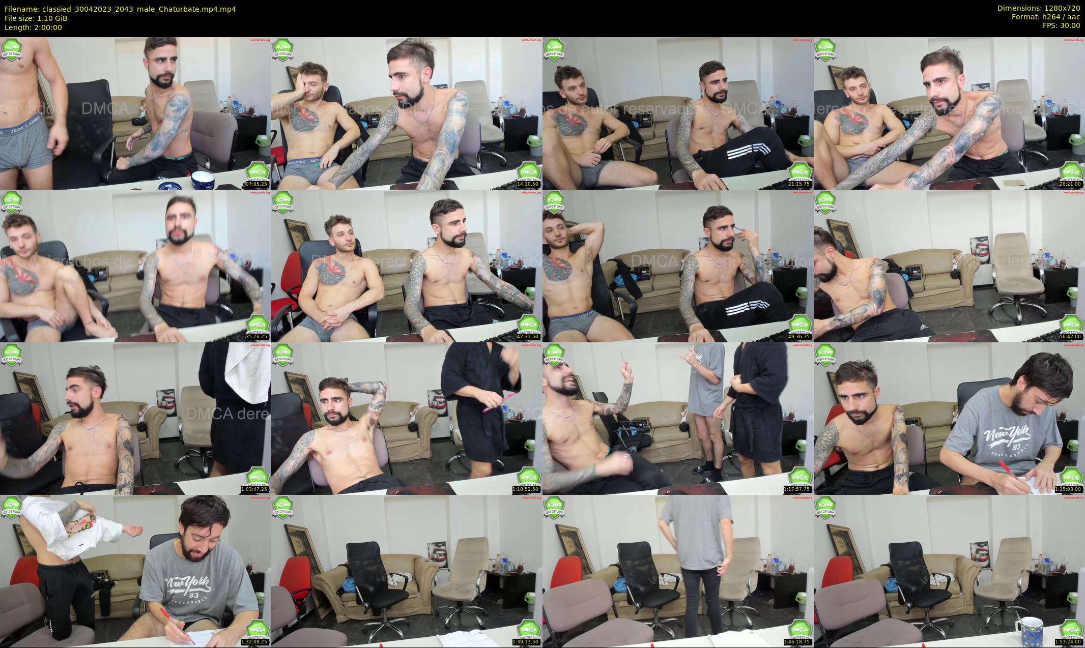 classied — 120 minute Chaturbate male cam show recording, 720p, Apr 30, 2023