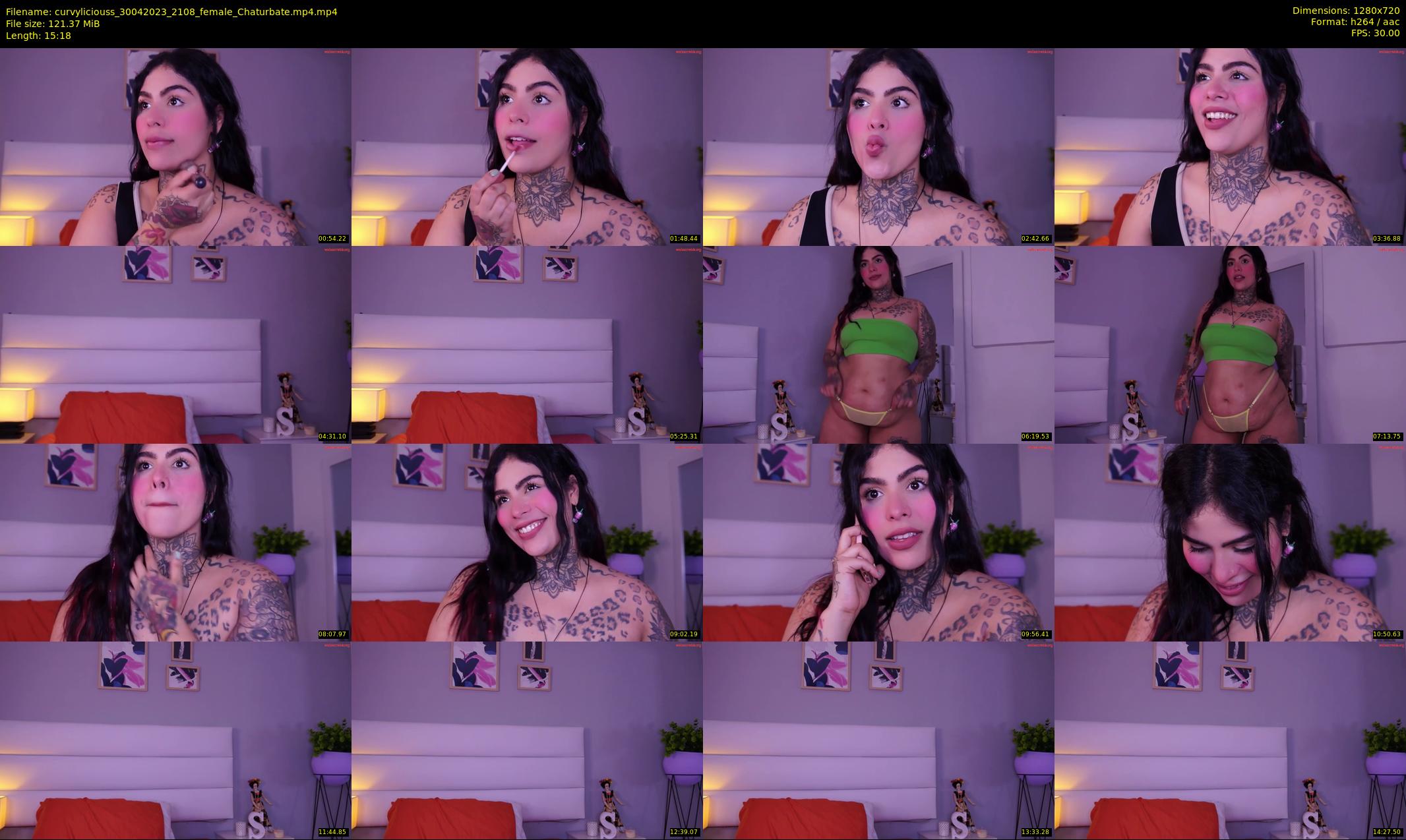 curvyliciouss — 16 minute Chaturbate female cam show recording, 720p, Apr 30, 2023
