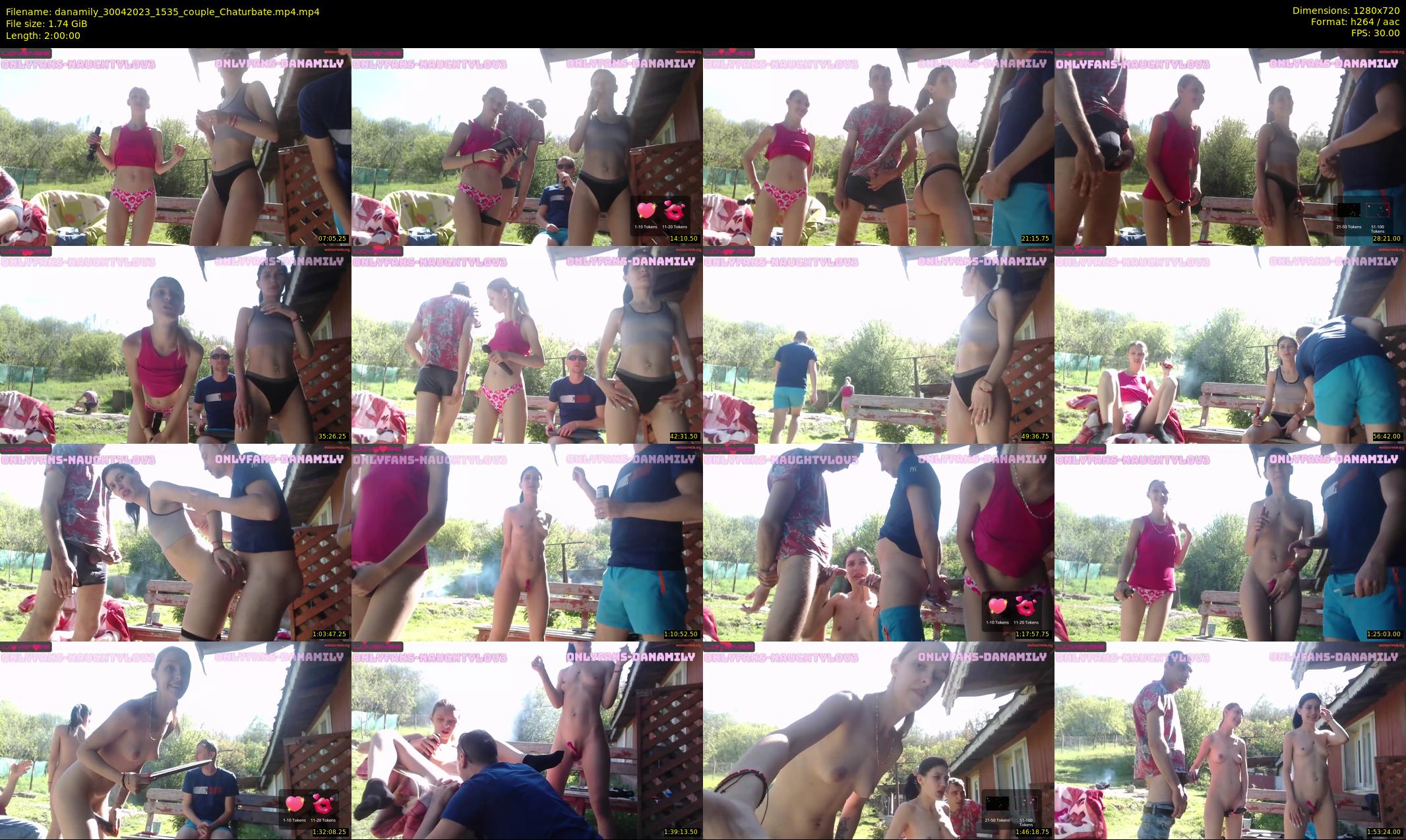 danamily — 120 minute Chaturbate female cam show recording, 720p, Apr 30, 2023